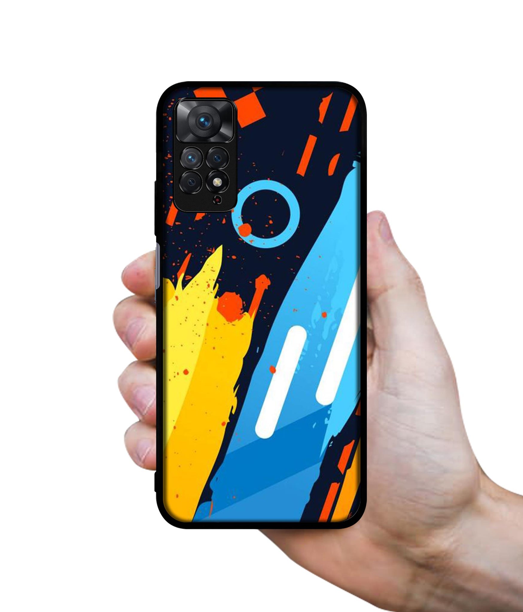 Abstract Stripes Geometric Figures Designer 2D Printed Back Case Cover for Mi Redmi Note 11 Pro 4G / 11 Pro 5G / 11 Pro Plus 5G