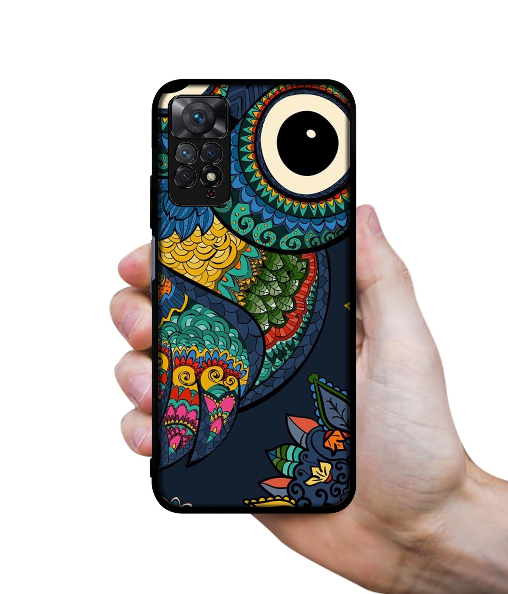 Owl Illustration Designer 2D Printed Back Case Cover for Mi Redmi Note 11 Pro 4G / 11 Pro 5G / 11 Pro Plus 5G