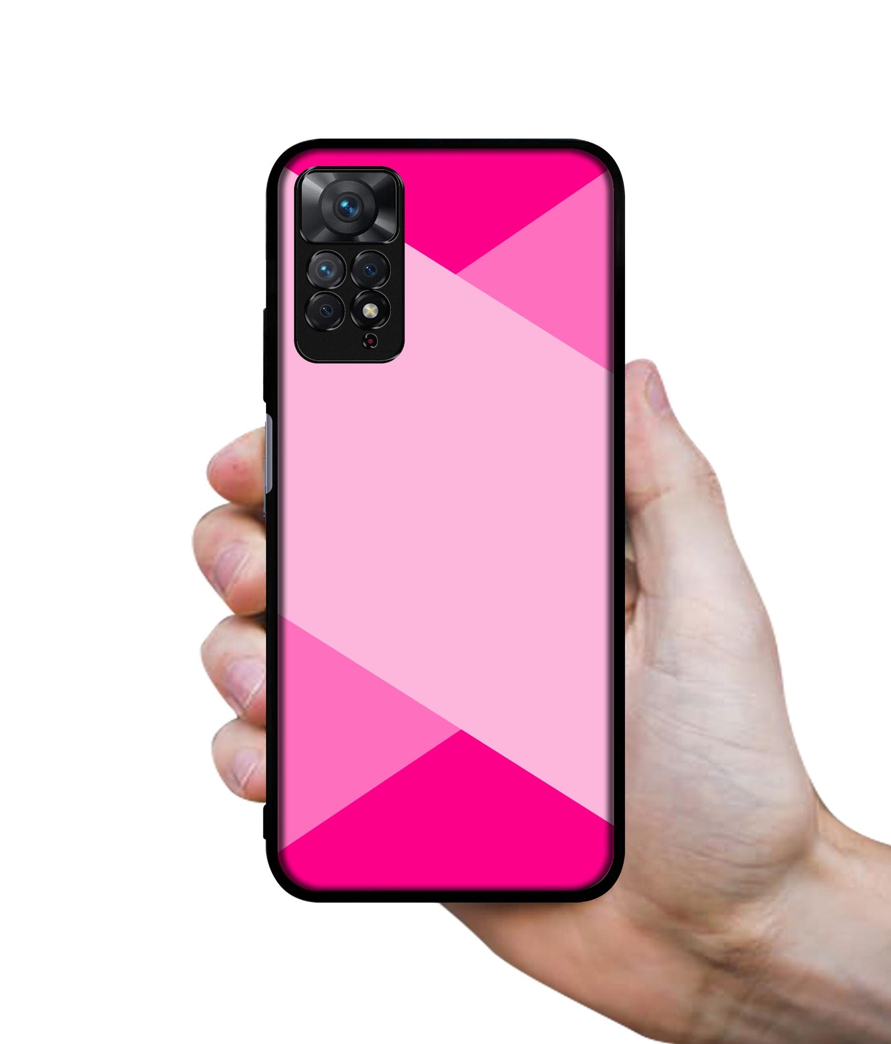 Pink Cross Vector Designer 2D Printed Back Case Cover for Mi Redmi Note 11 Pro 4G / 11 Pro 5G / 11 Pro Plus 5G