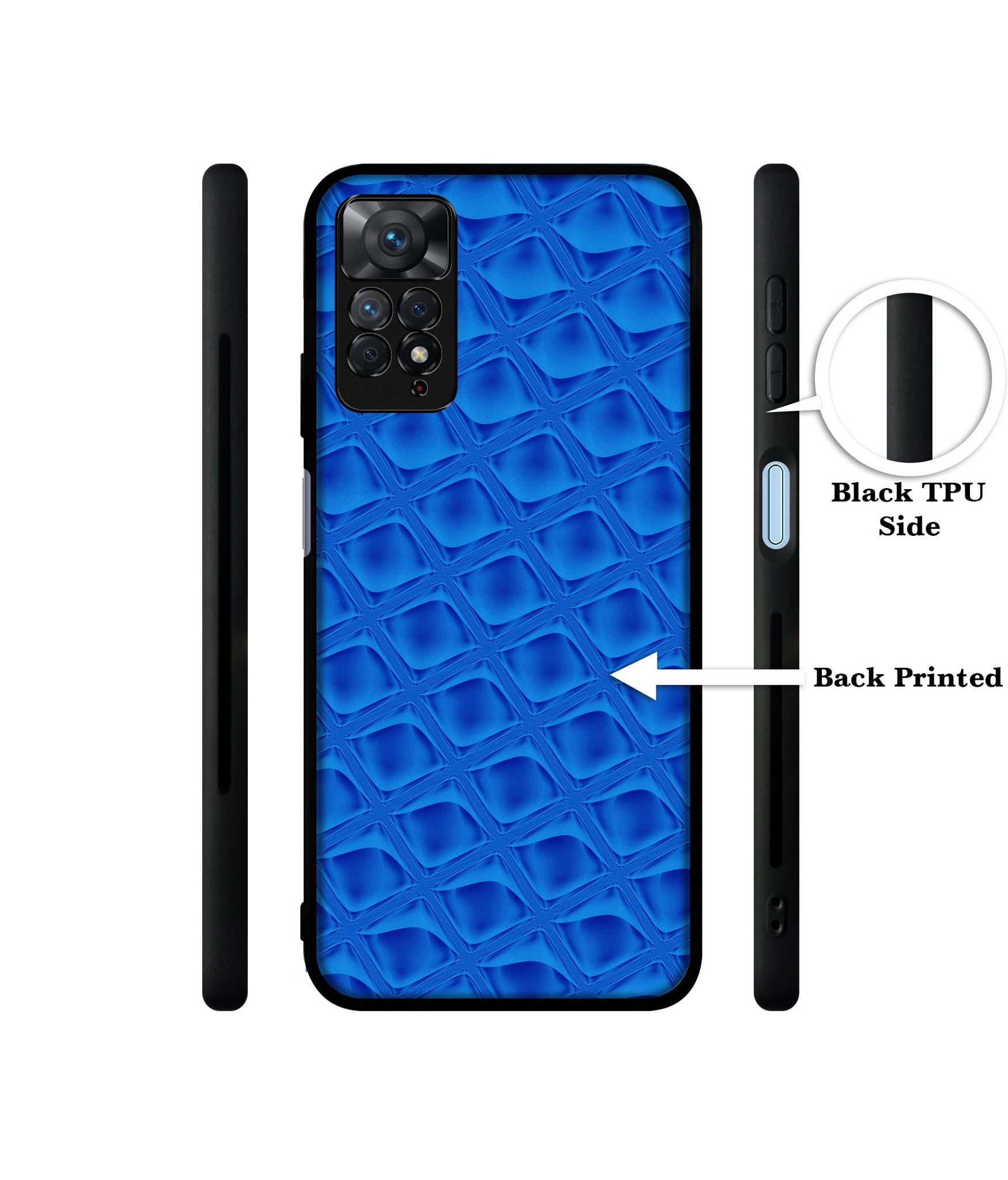 Blue Diamond Designer 2D Printed Back Case Cover for Mi Redmi Note 11 Pro 4G / 11 Pro 5G / 11 Pro Plus 5G