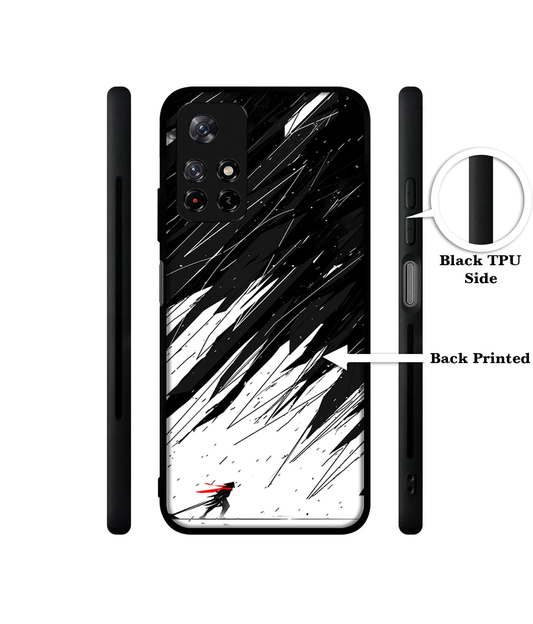 Geometric Strom Designer 2D Printed Back Case Cover for Mi Redmi Note 11T 5G / Poco M4 Pro 5G