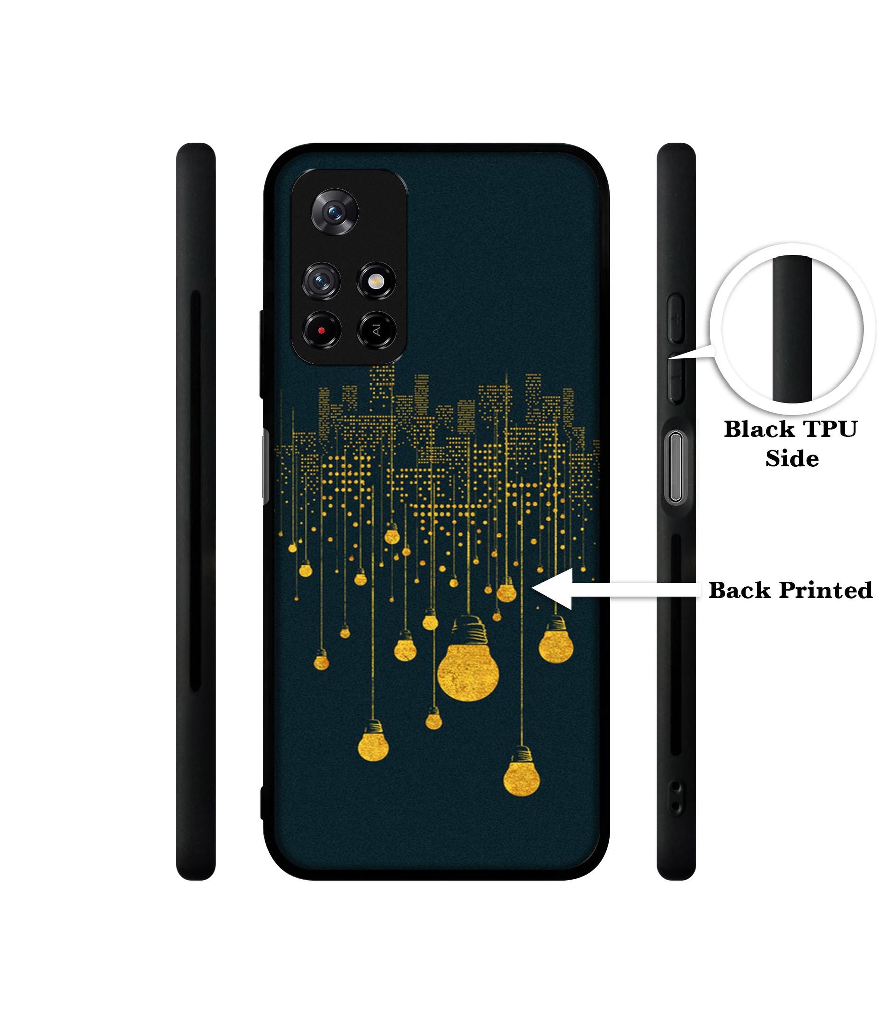 City Light Pattern Designer 2D Printed Back Case Cover for Mi Redmi Note 11T 5G / Poco M4 Pro 5G