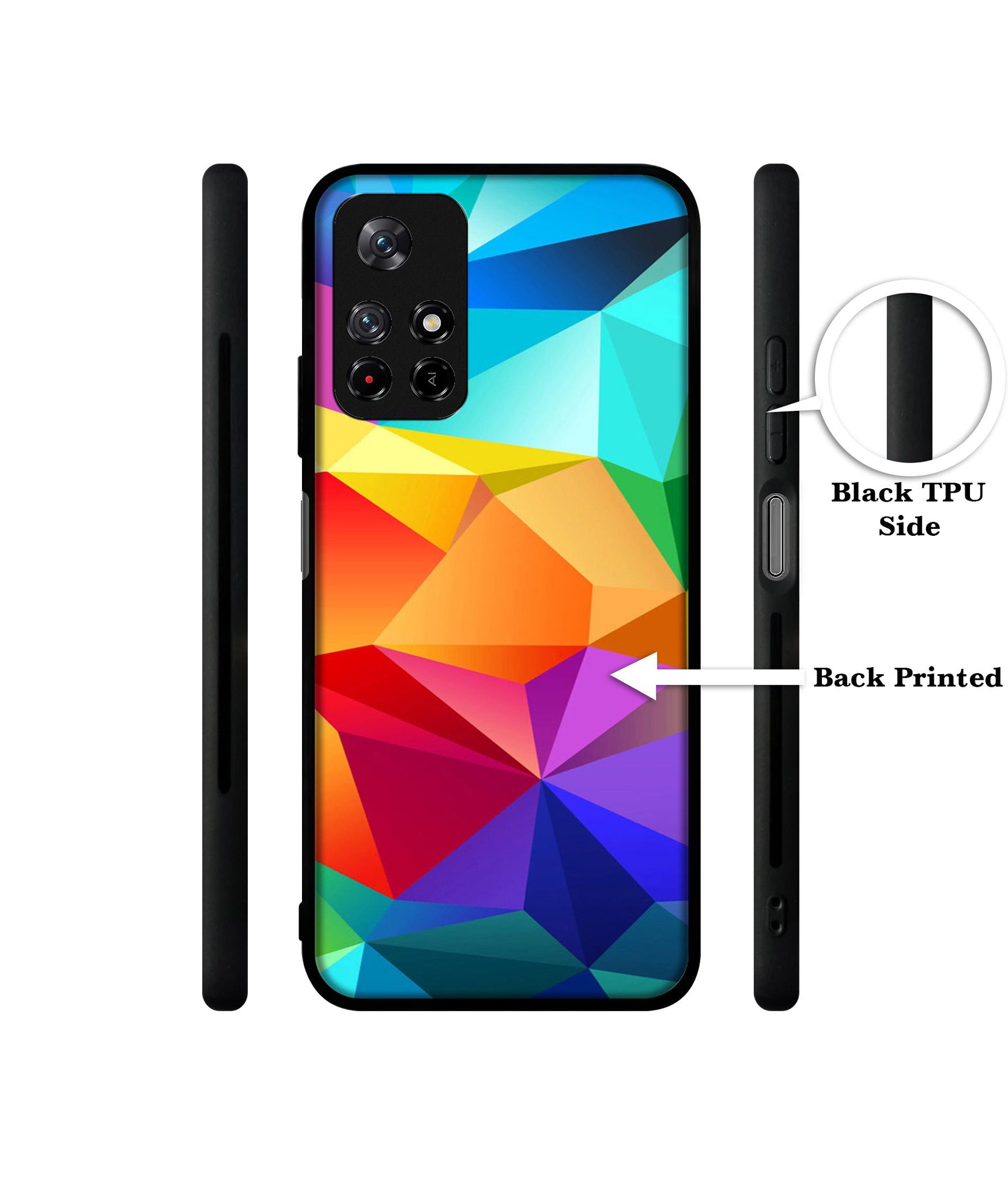 Colorful Pattern Designer 2D Printed Back Case Cover for Mi Redmi Note 11T 5G / Poco M4 Pro 5G