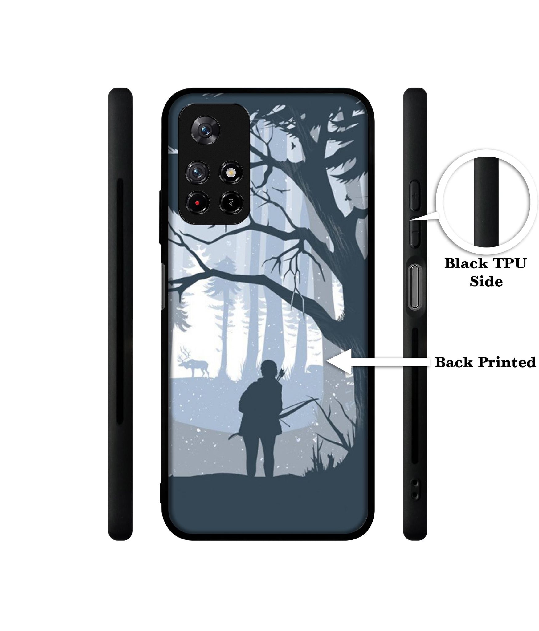 Hunter Designer 2D Printed Back Case Cover for Mi Redmi Note 11T 5G / Poco M4 Pro 5G