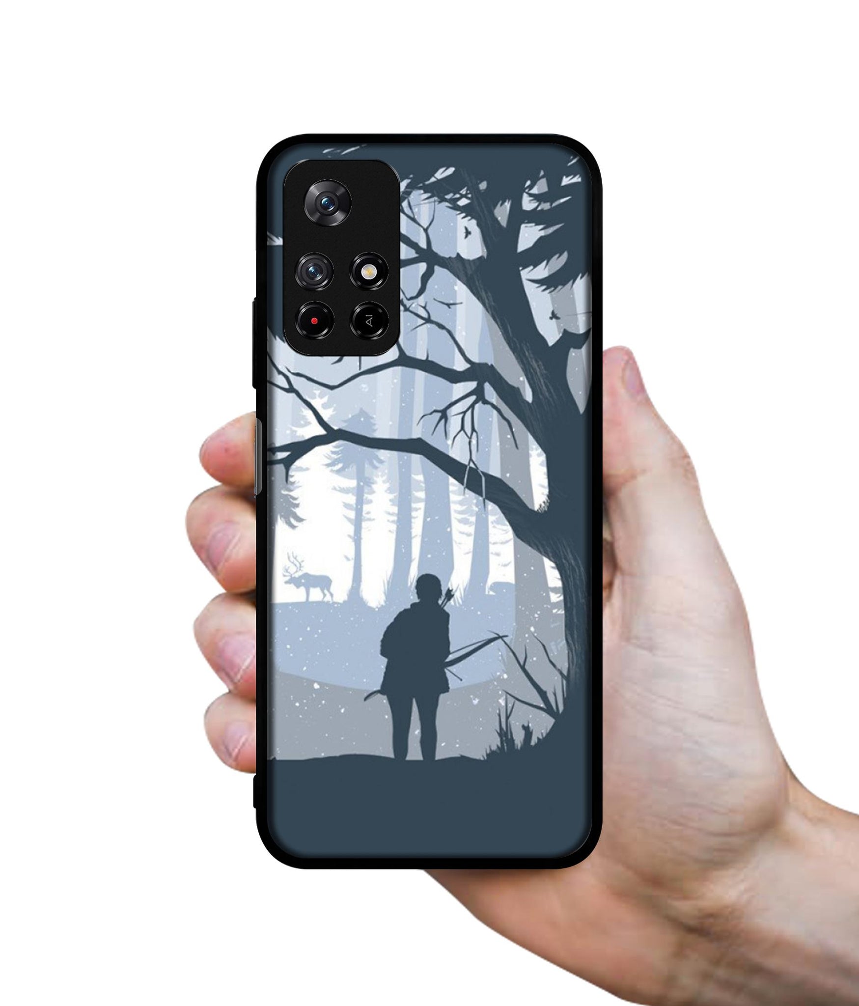 Hunter Designer 2D Printed Back Case Cover for Mi Redmi Note 11T 5G / Poco M4 Pro 5G