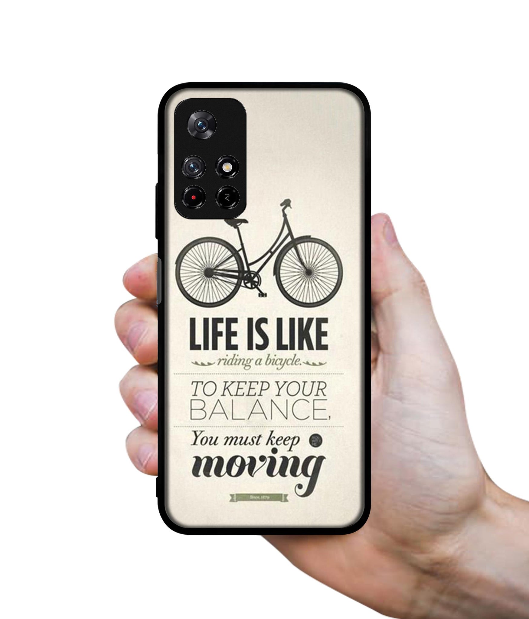 Life is Like Moving Designer 2D Printed Back Case Cover for Mi Redmi Note 11T 5G / Poco M4 Pro 5G