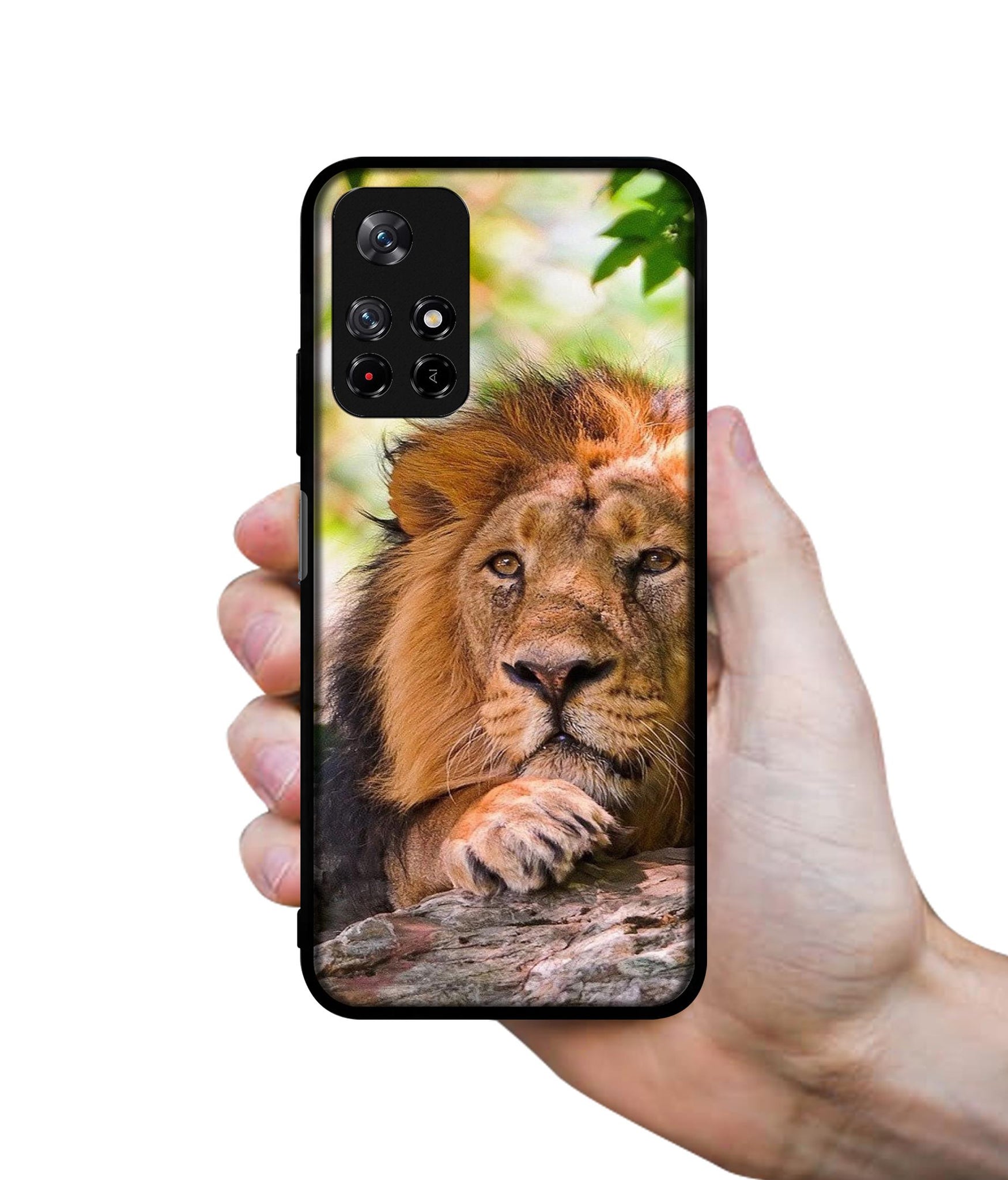 Tiger Pattern Print Designer 2D Printed Back Case Cover for Mi Redmi Note 11T 5G / Poco M4 Pro 5G