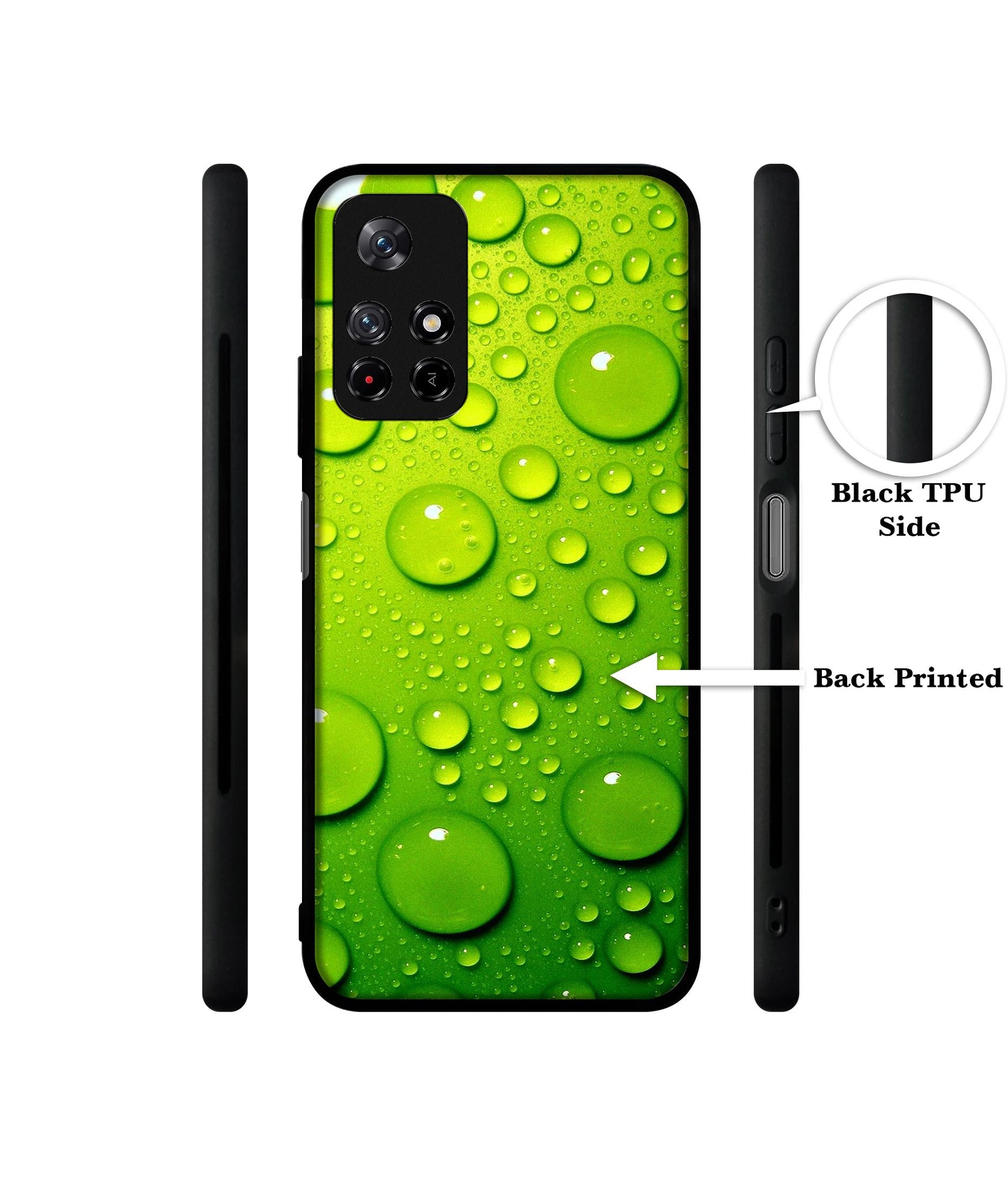Green Bubbles Designer 2D Printed Back Case Cover for Mi Redmi Note 11T 5G / Poco M4 Pro 5G