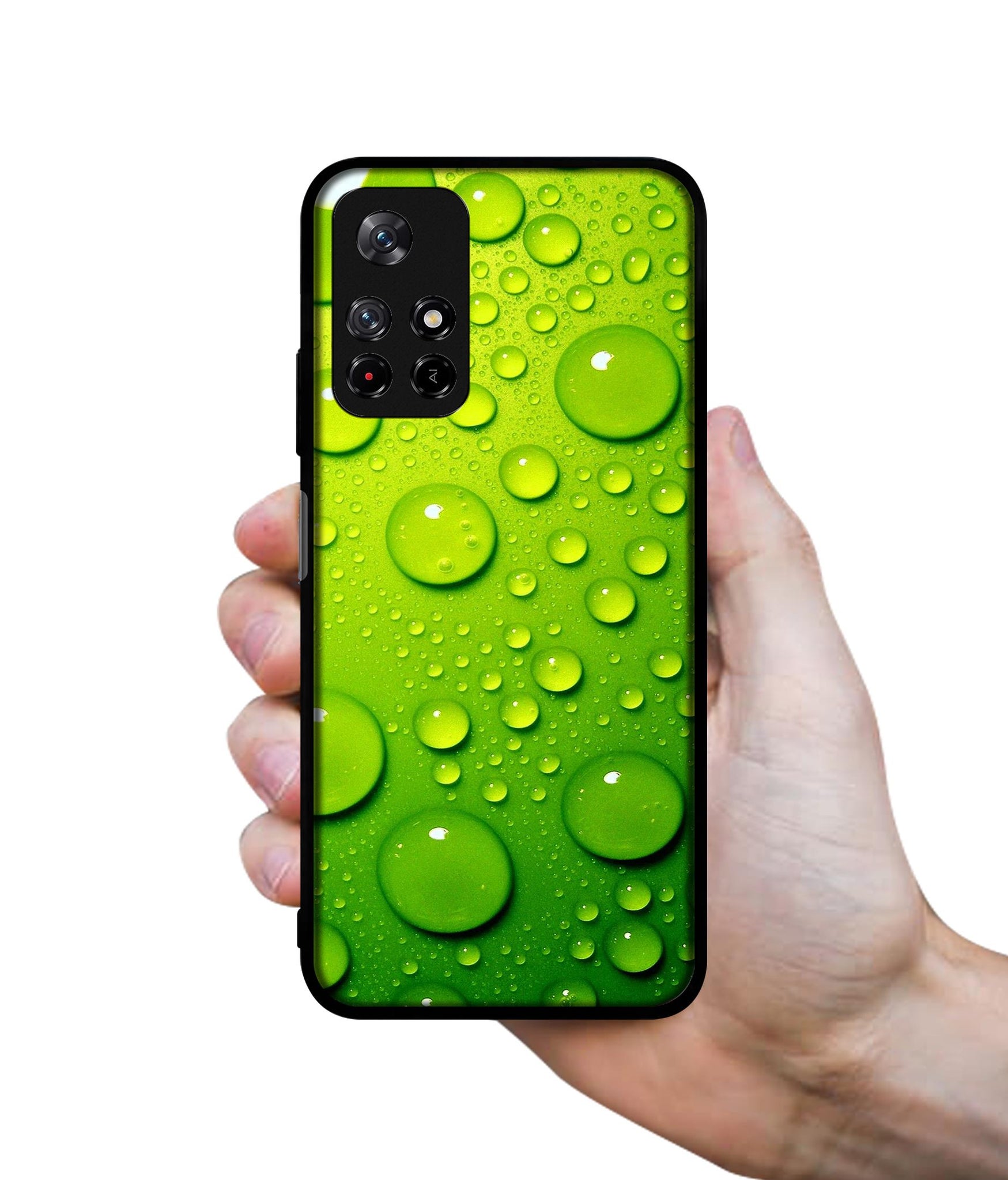 Green Bubbles Designer 2D Printed Back Case Cover for Mi Redmi Note 11T 5G / Poco M4 Pro 5G