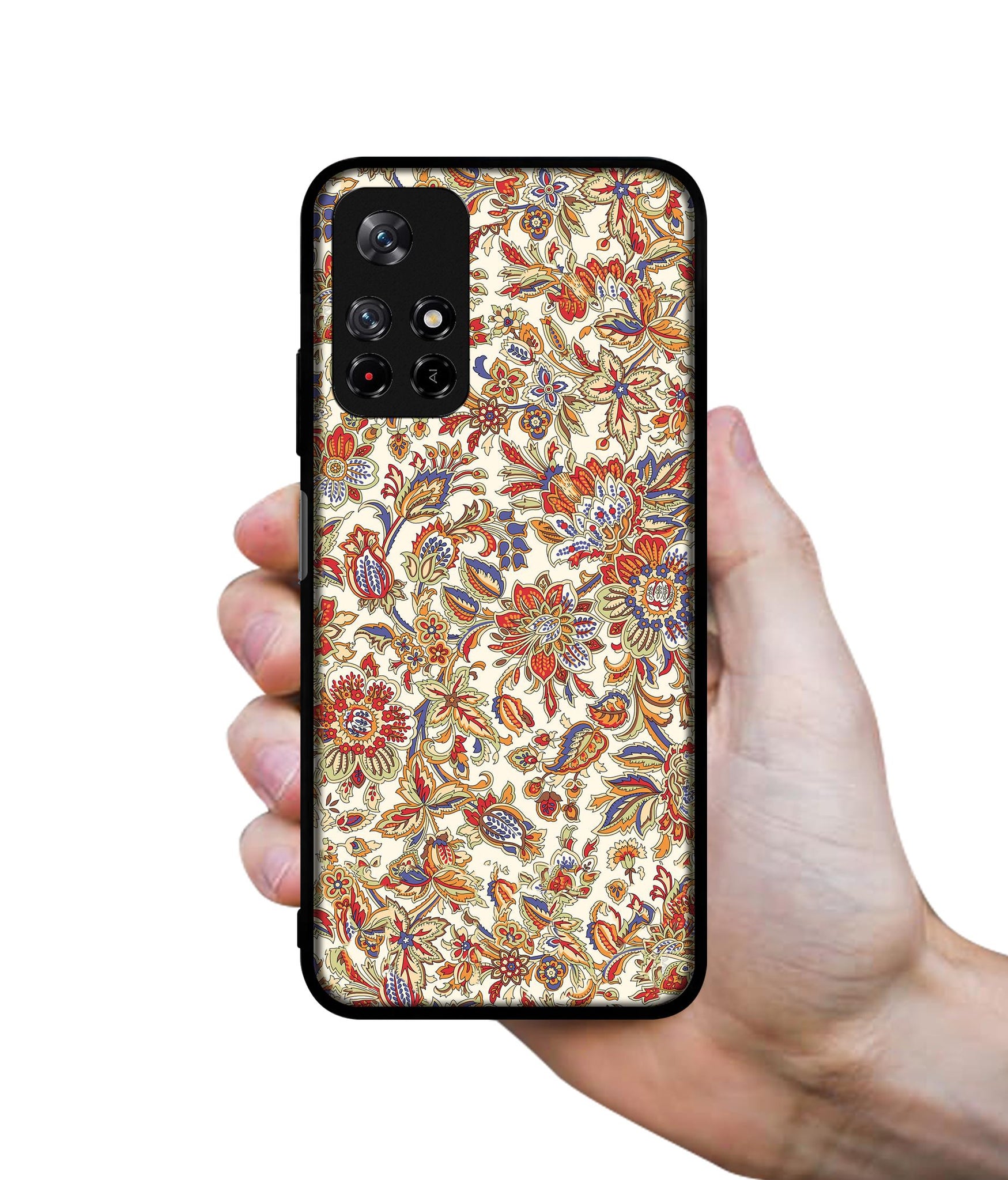 Floral Designer 2D Printed Back Case Cover for Mi Redmi Note 11T 5G / Poco M4 Pro 5G