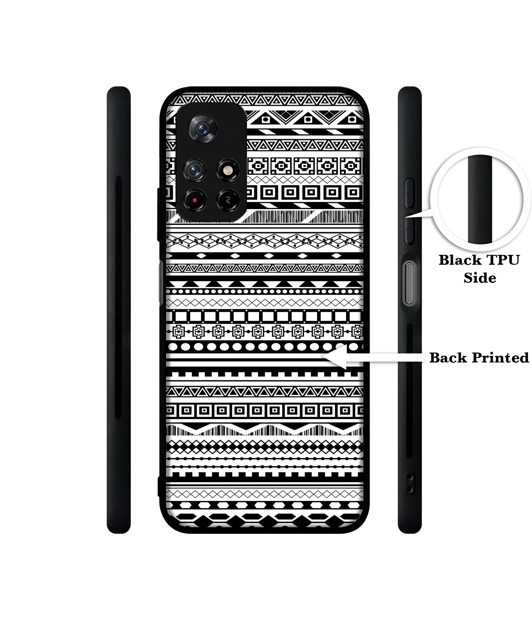 Black & White Patterns Designer 2D Printed Back Case Cover for Mi Redmi Note 11T 5G / Poco M4 Pro 5G