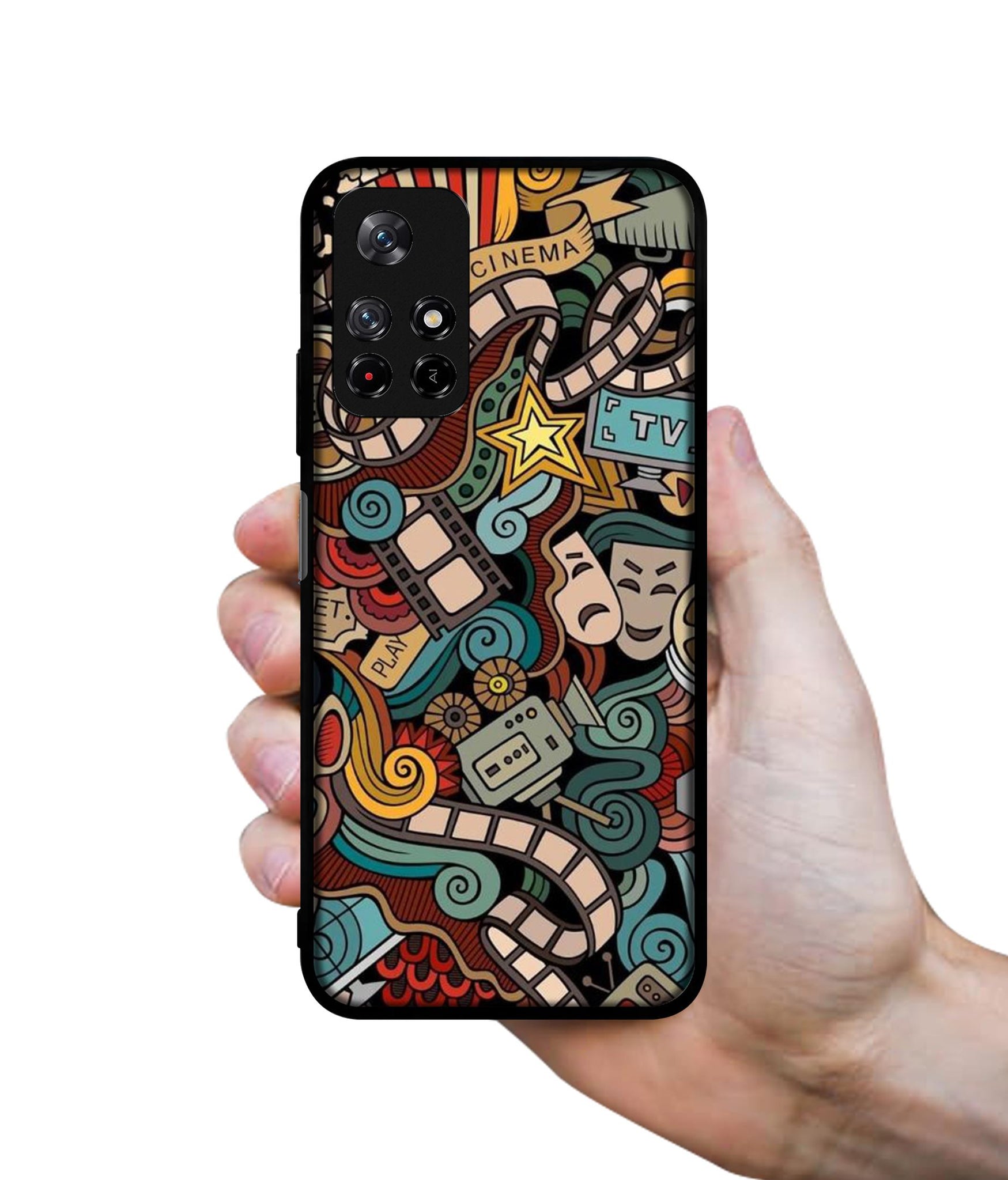 Movies Designer 2D Printed Back Case Cover for Mi Redmi Note 11T 5G / Poco M4 Pro 5G