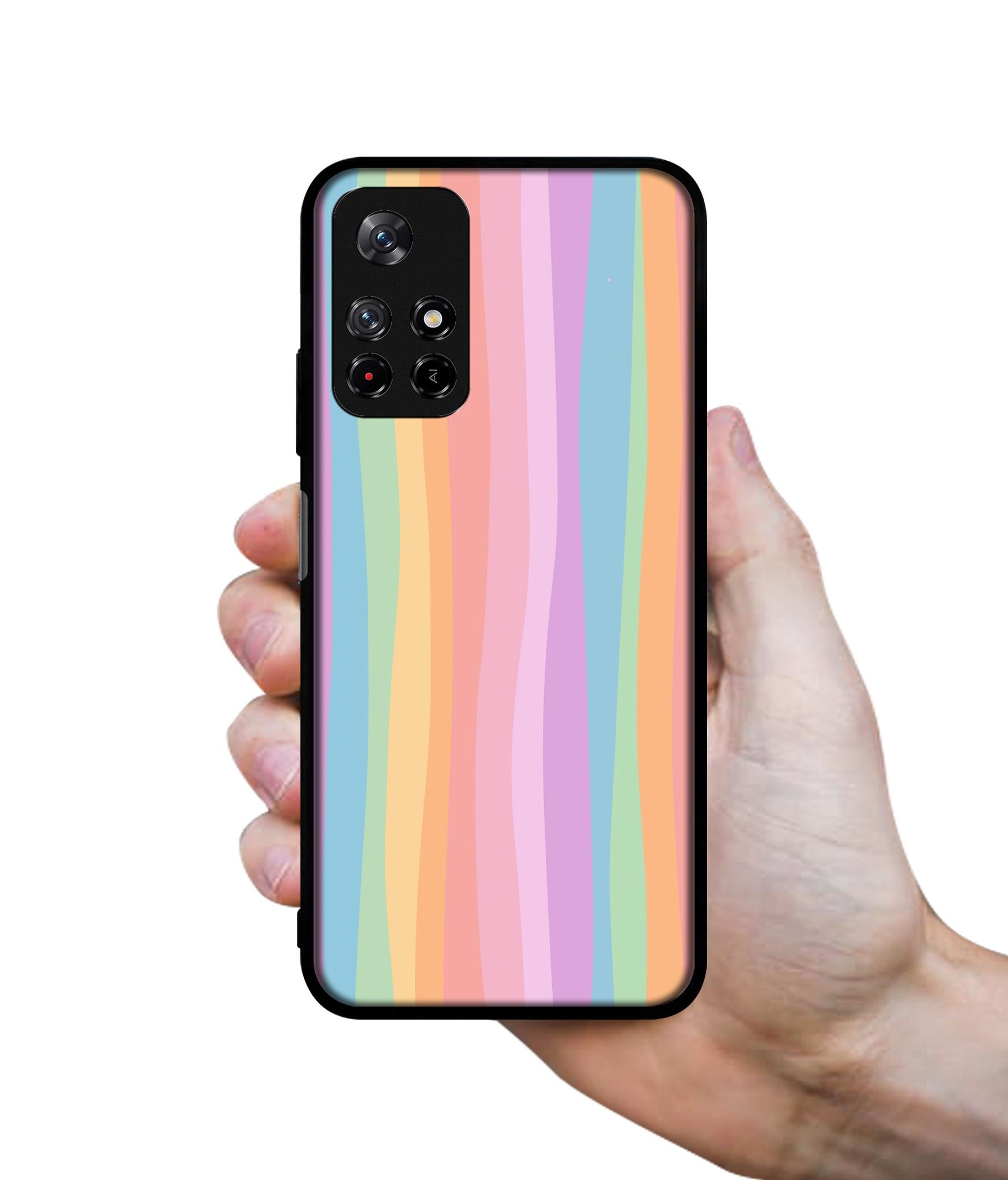 Cool Rainbow Designer 2D Printed Back Case Cover for Mi Redmi Note 11T 5G / Poco M4 Pro 5G