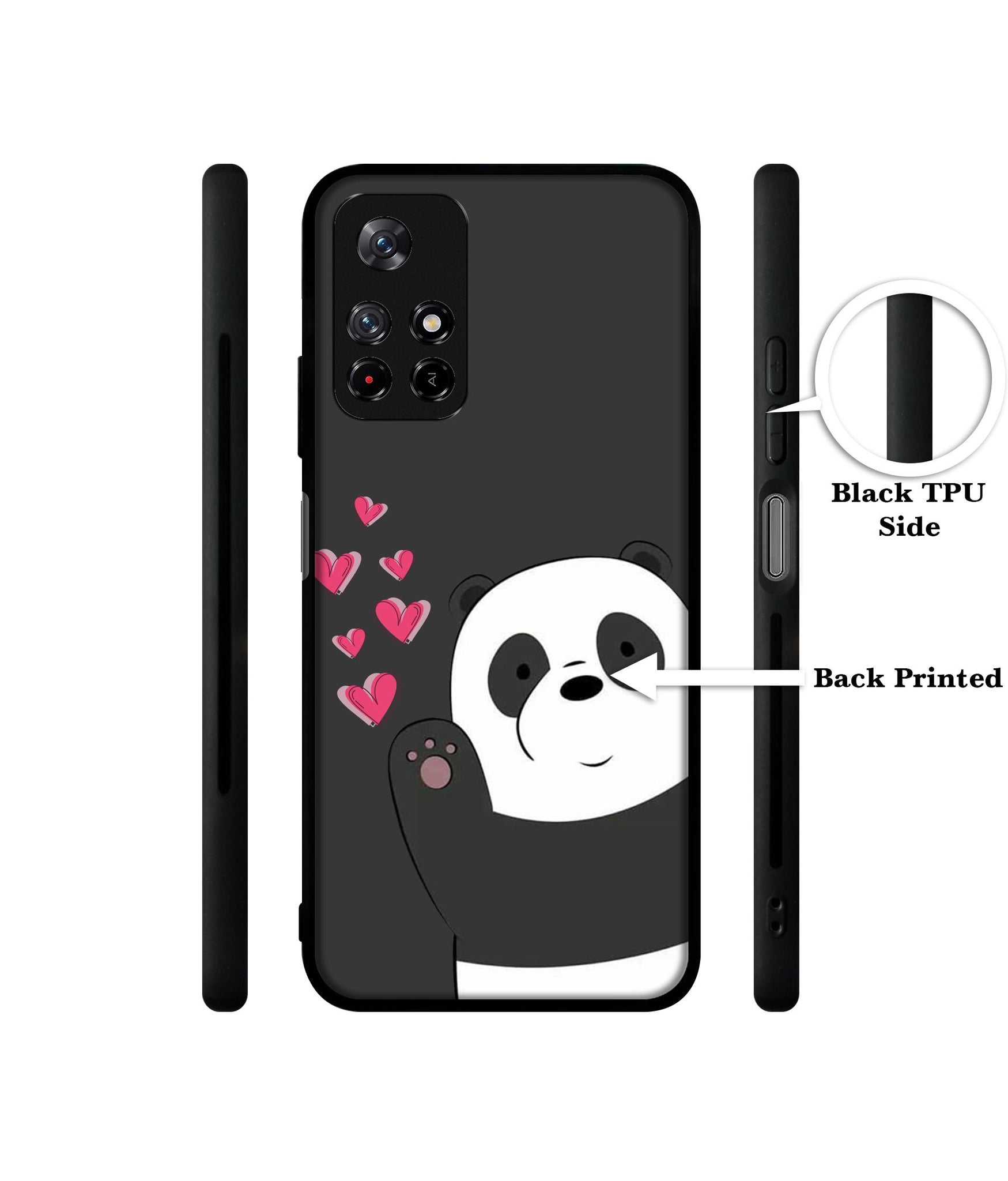 Love Panda Designer 2D Printed Back Case Cover for Mi Redmi Note 11T 5G / Poco M4 Pro 5G