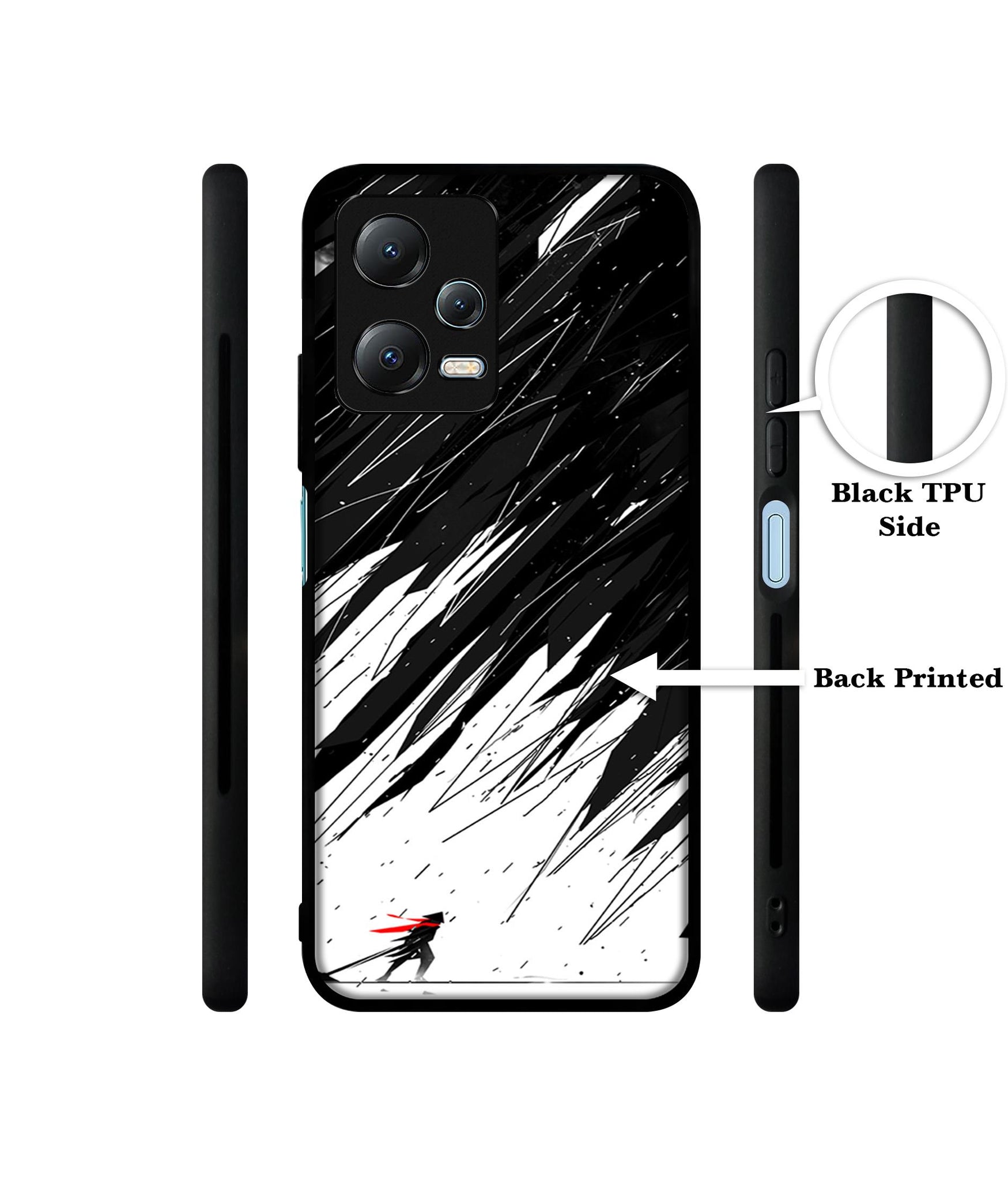 Geometric Strom Designer 2D Printed Back Case Cover for Mi Redmi Note 12 5G / Note 12R Pro 5G / Poco X5 5G