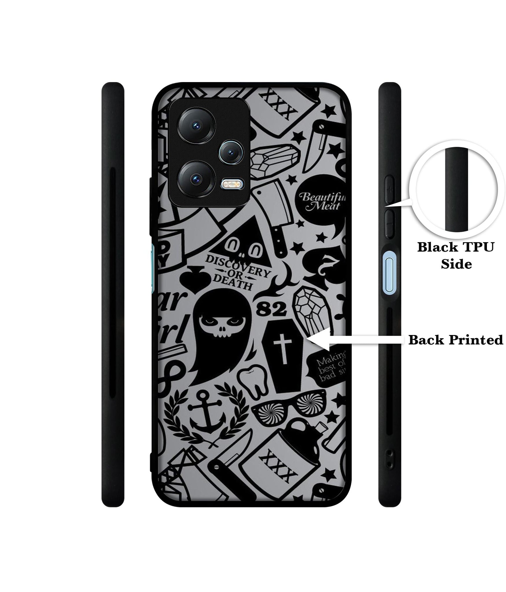 Discover Or Death Designer 2D Printed Back Case Cover for Mi Redmi Note 12 5G / Note 12R Pro 5G / Poco X5 5G