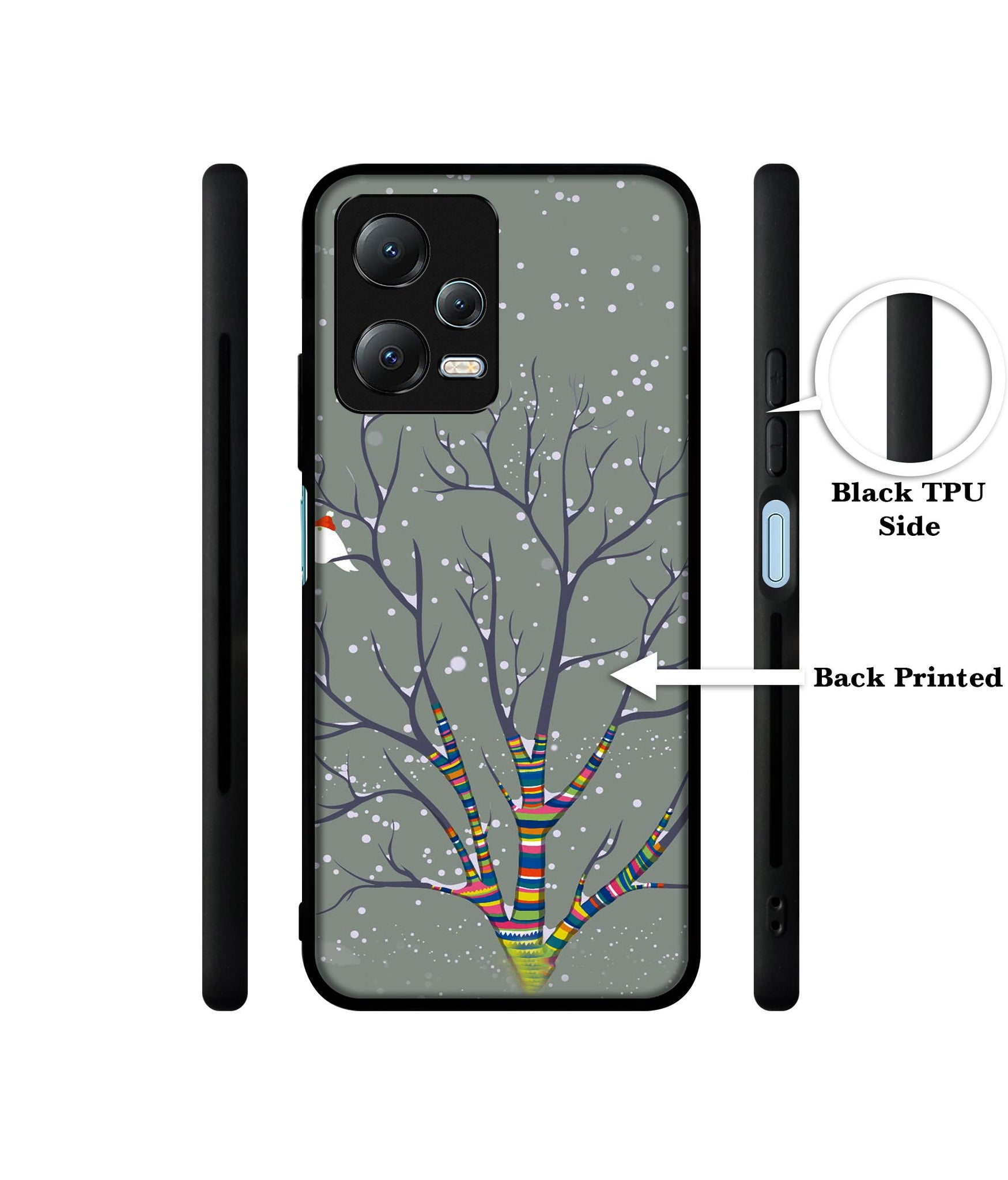Winter Pattern Print Designer 2D Printed Back Case Cover for Mi Redmi Note 12 5G / Note 12R Pro 5G / Poco X5 5G