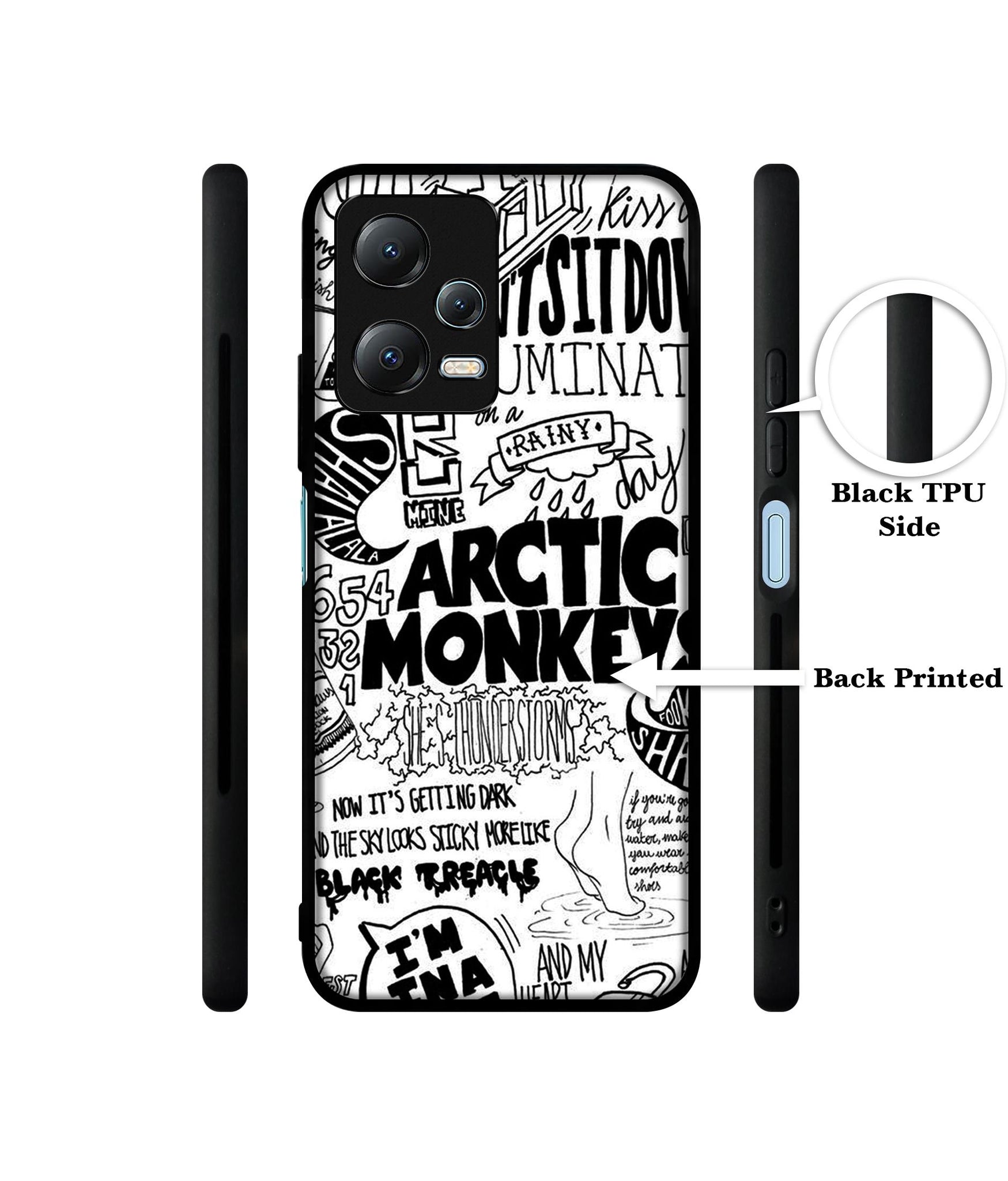 Arctic Monkeys Pattern Designer 2D Printed Back Case Cover for Mi Redmi Note 12 5G / Note 12R Pro 5G / Poco X5 5G