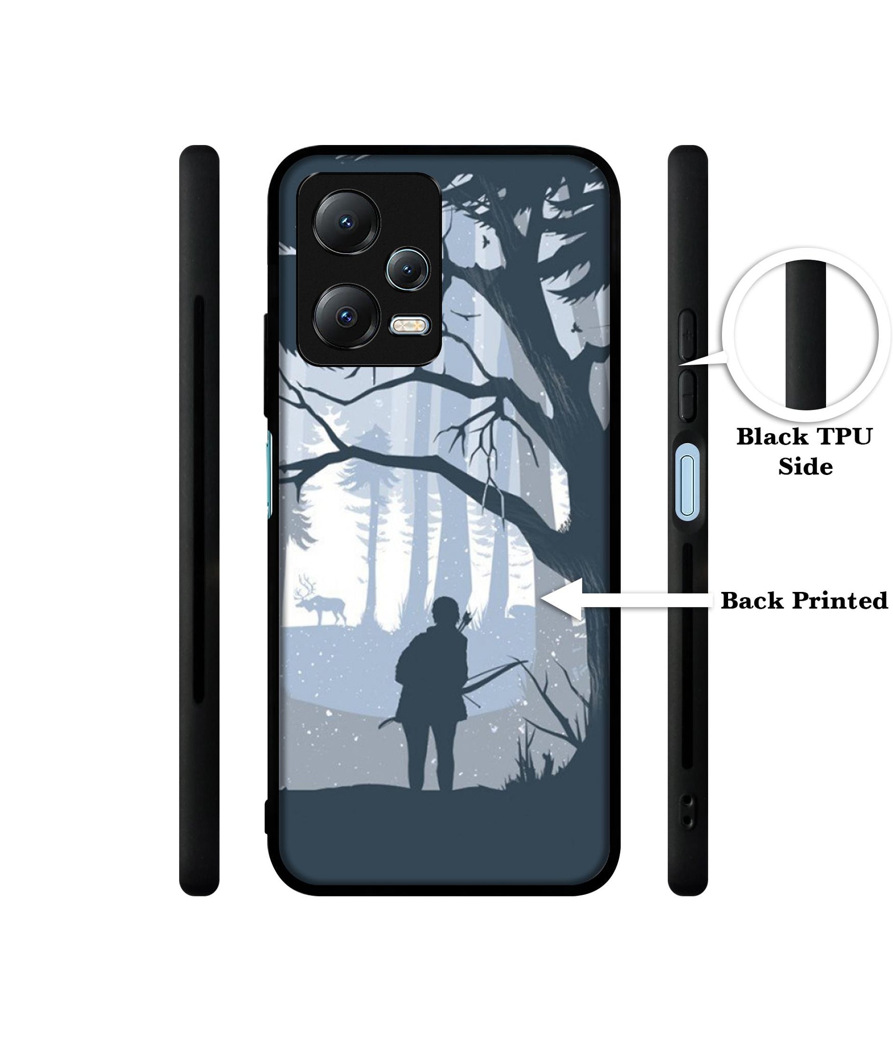 Hunter Designer 2D Printed Back Case Cover for Mi Redmi Note 12 5G / Note 12R Pro 5G / Poco X5 5G