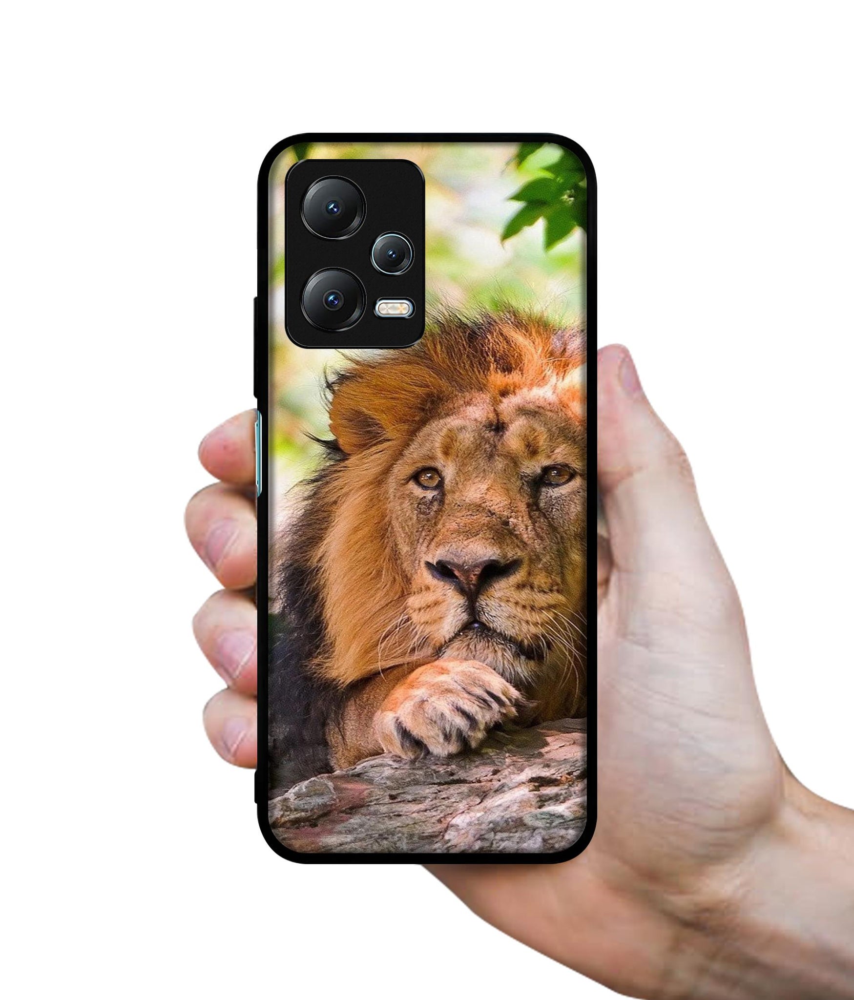 Tiger Pattern Print Designer 2D Printed Back Case Cover for Mi Redmi Note 12 5G / Note 12R Pro 5G / Poco X5 5G