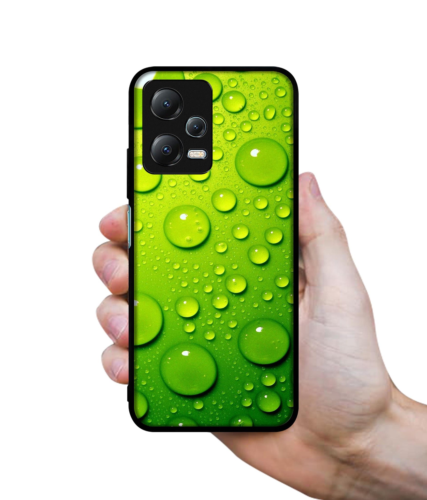 Green Bubbles Designer 2D Printed Back Case Cover for Mi Redmi Note 12 5G / Note 12R Pro 5G / Poco X5 5G
