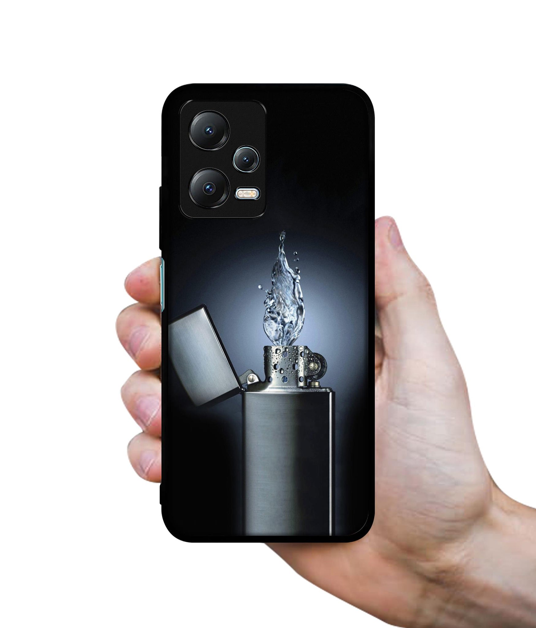 Water Lighter Designer 2D Printed Back Case Cover for Mi Redmi Note 12 5G / Note 12R Pro 5G / Poco X5 5G