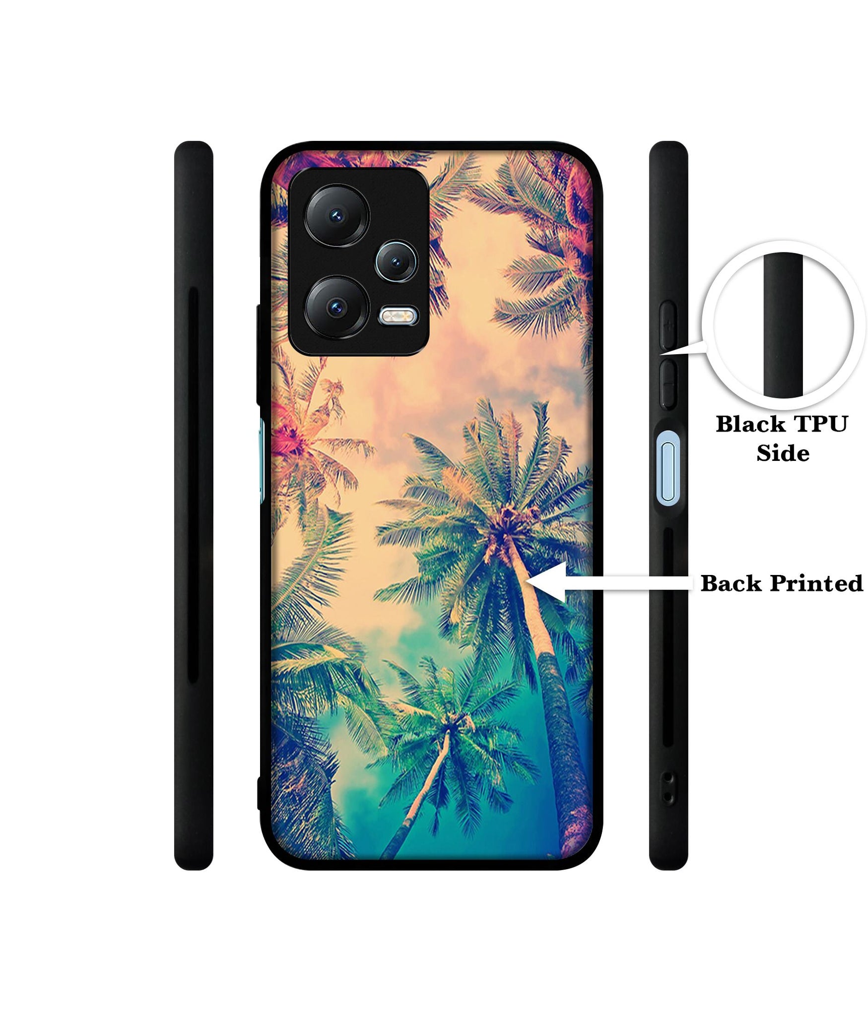 Trees Designer 2D Printed Back Case Cover for Mi Redmi Note 12 5G / Note 12R Pro 5G / Poco X5 5G