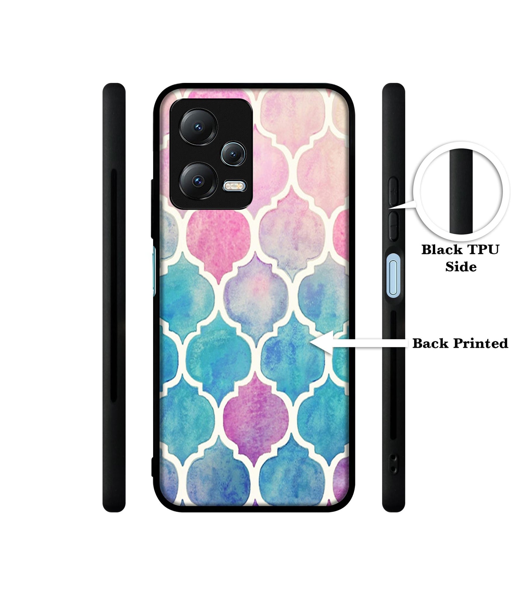 Patterns Art Designer 2D Printed Back Case Cover for Mi Redmi Note 12 5G / Note 12R Pro 5G / Poco X5 5G
