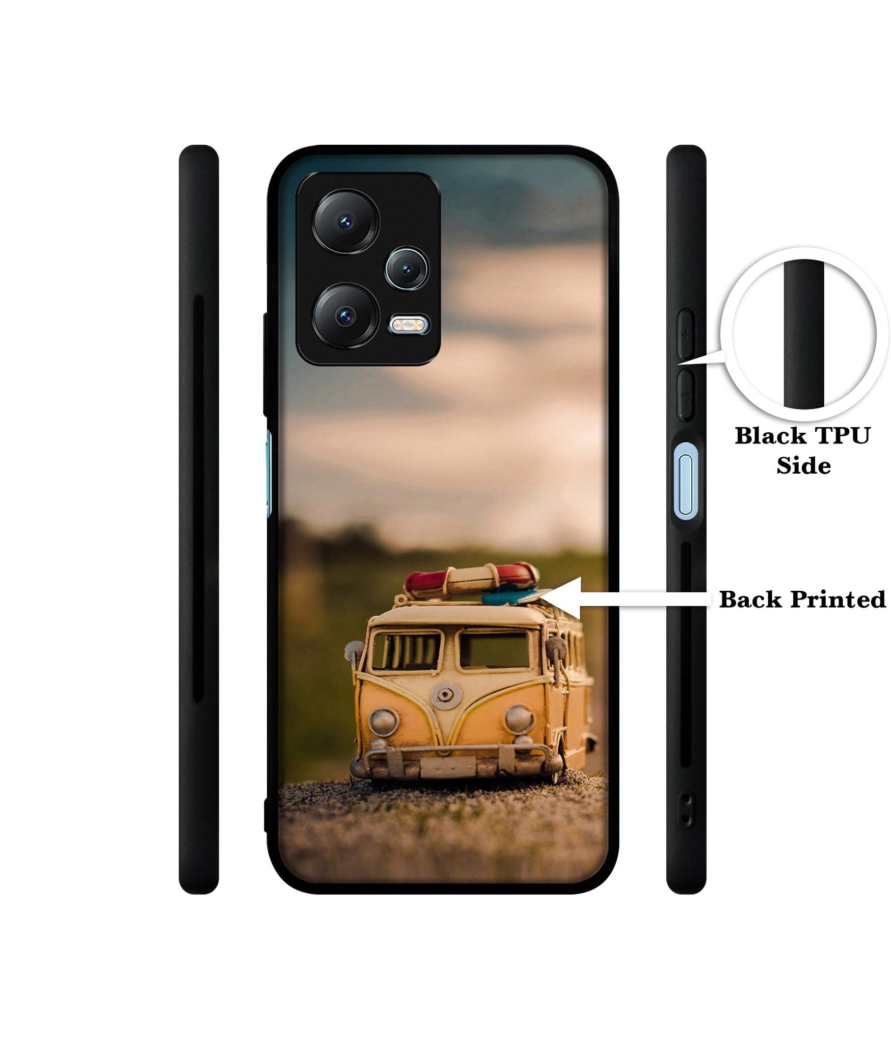 Toy Car Designer 2D Printed Back Case Cover for Mi Redmi Note 12 5G / Note 12R Pro 5G / Poco X5 5G