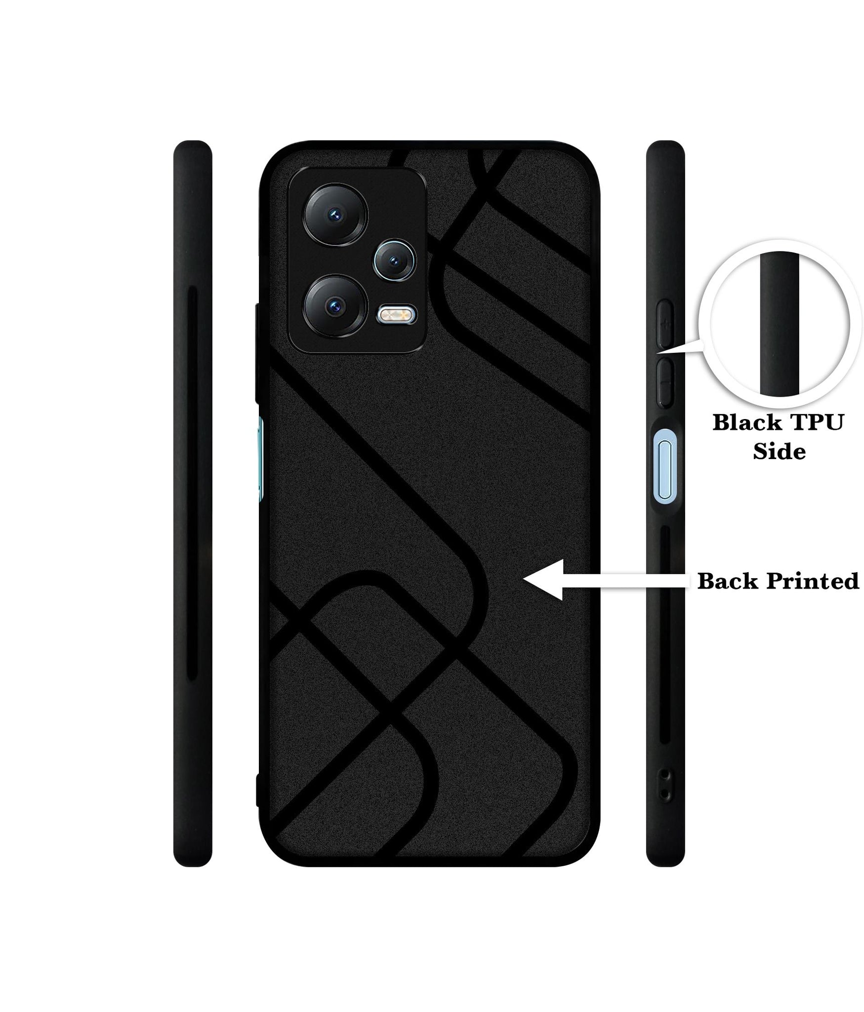 Zig / Zag Black Line Designer 2D Printed Back Case Cover for Mi Redmi Note 12 5G / Note 12R Pro 5G / Poco X5 5G