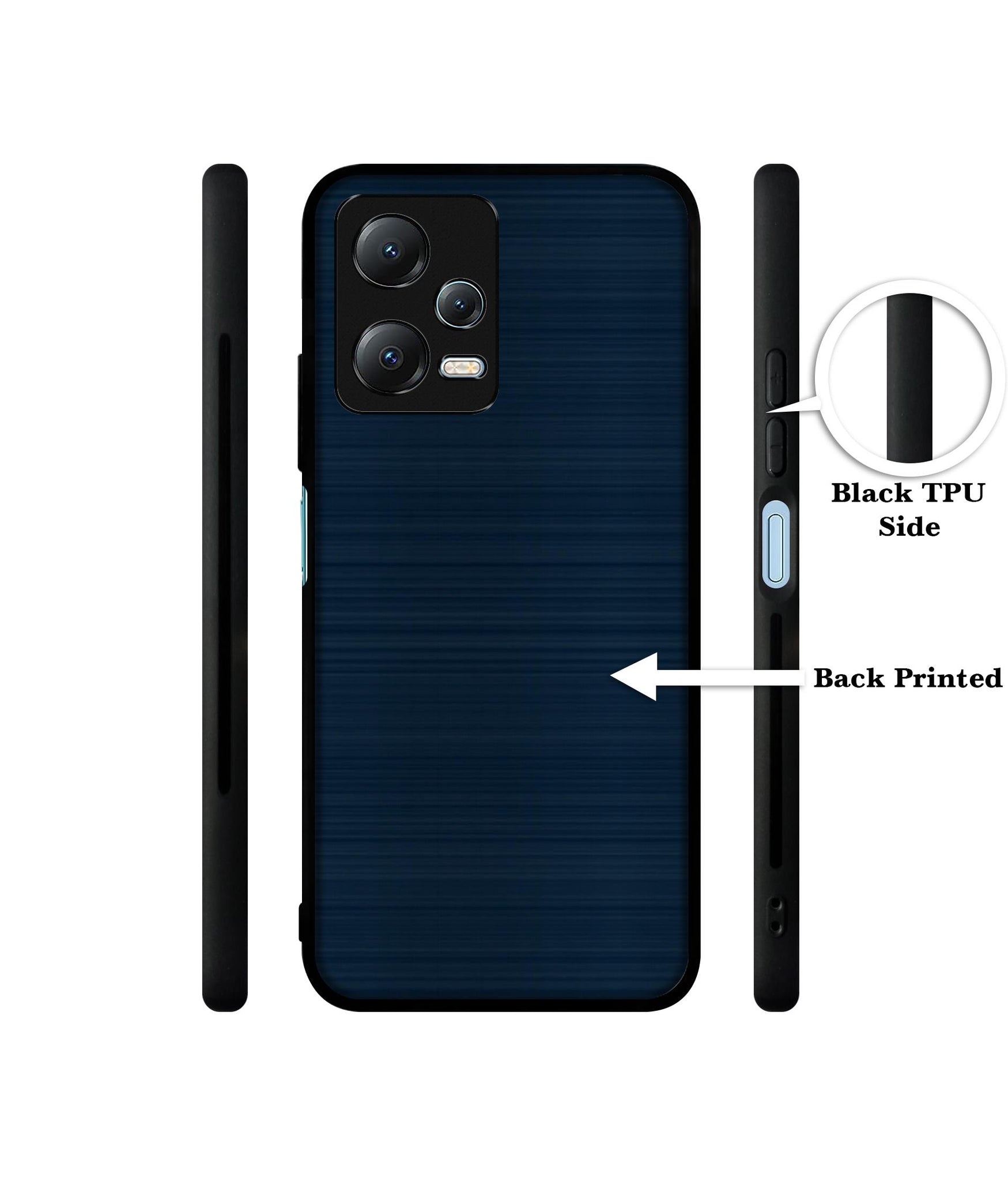 Blue Line Designer 2D Printed Back Case Cover for Mi Redmi Note 12 5G / Note 12R Pro 5G / Poco X5 5G