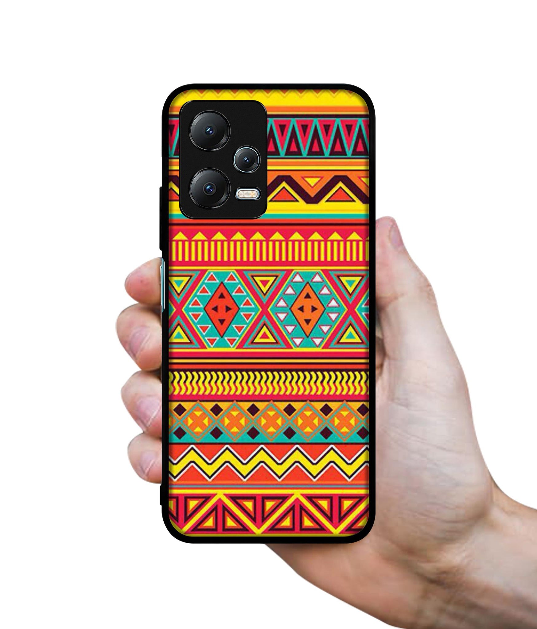 Artistic Rangoli Designer 2D Printed Back Case Cover for Mi Redmi Note 12 5G / Note 12R Pro 5G / Poco X5 5G