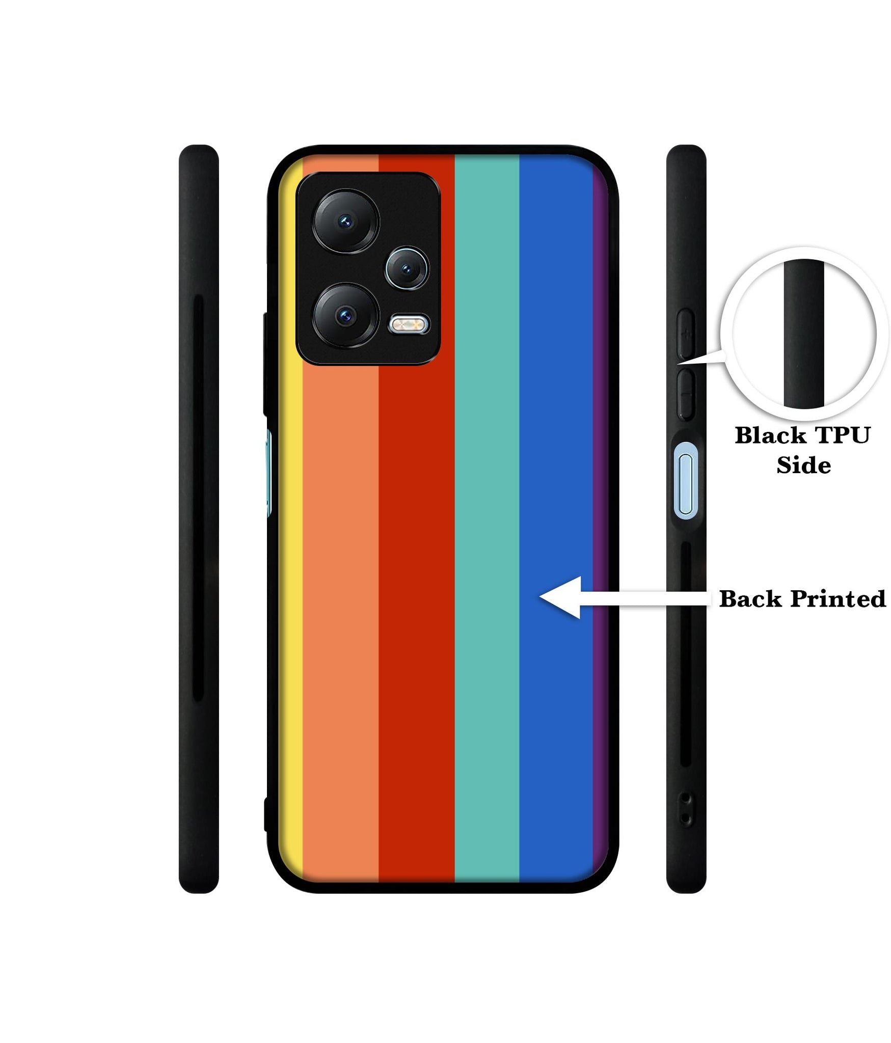 Rainbow Colors Designer 2D Printed Back Case Cover for Mi Redmi Note 12 5G / Note 12R Pro 5G / Poco X5 5G