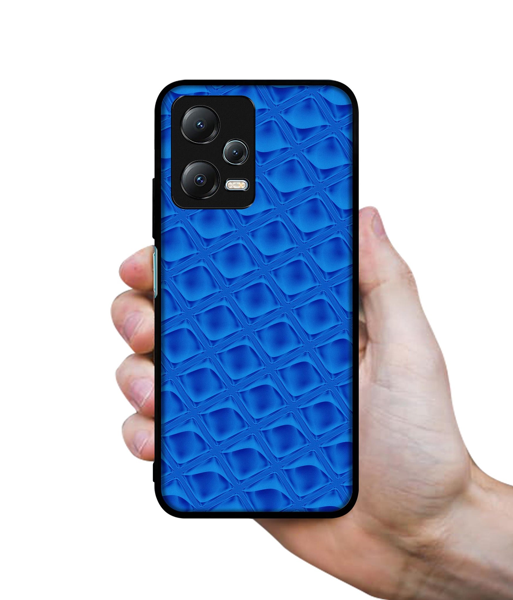 Blue Diamond Designer 2D Printed Back Case Cover for Mi Redmi Note 12 5G / Note 12R Pro 5G / Poco X5 5G