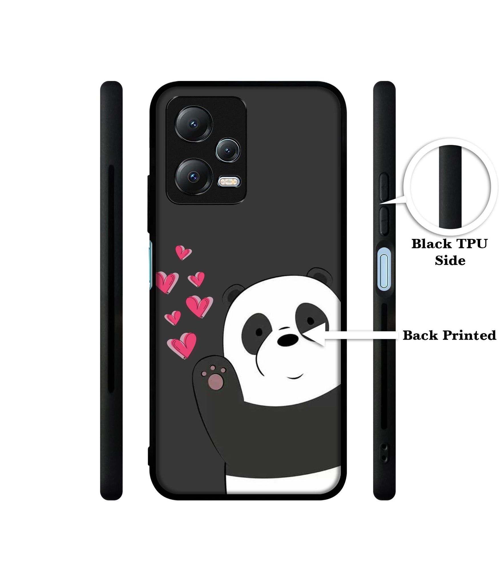 Love Panda Designer 2D Printed Back Case Cover for Mi Redmi Note 12 5G / Note 12R Pro 5G / Poco X5 5G