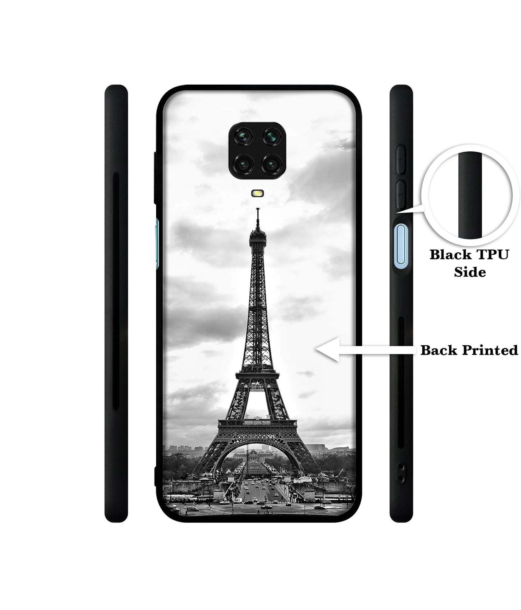 Eiffel Tower Designer 2D Printed Back Case Cover for Mi Redmi Note 9 Pro / Note 9 Pro Max / Poco M2 Pro