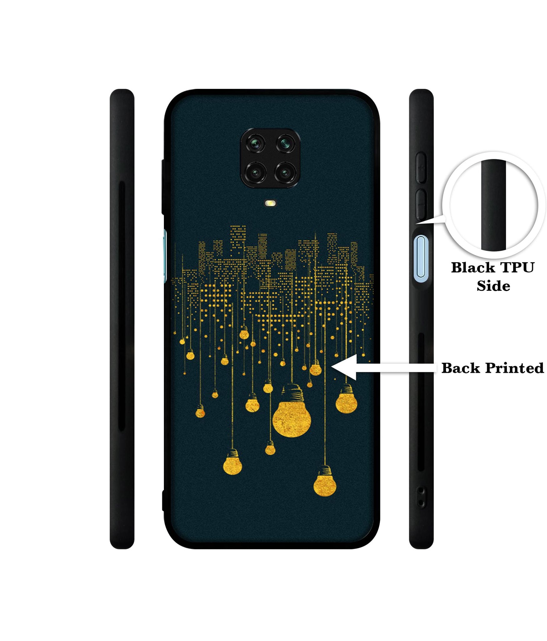 City Light Pattern Designer 2D Printed Back Case Cover for Mi Redmi Note 9 Pro / Note 9 Pro Max / Poco M2 Pro