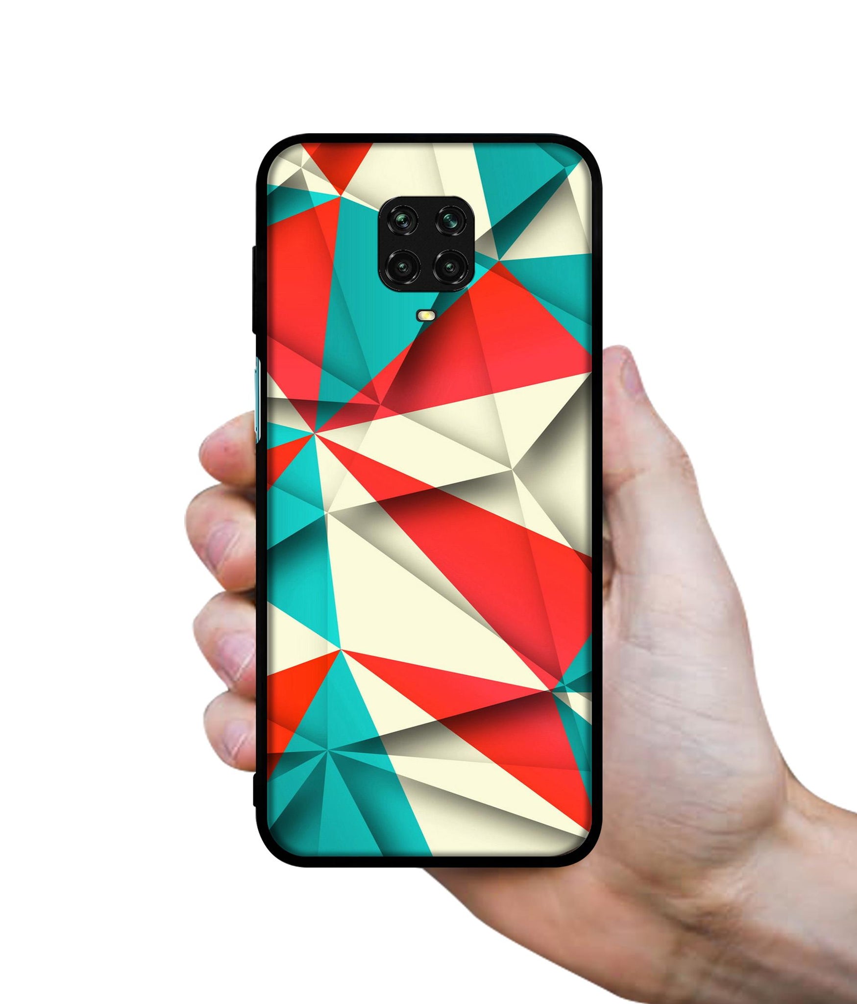 Red Blue White Pattern Designer 2D Printed Back Case Cover for Mi Redmi Note 9 Pro / Note 9 Pro Max / Poco M2 Pro