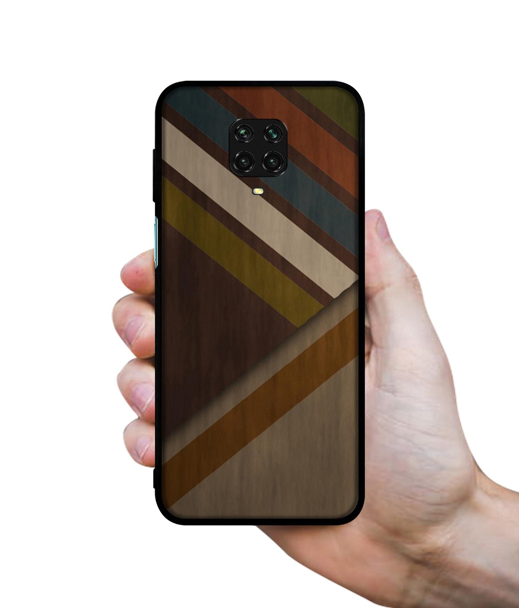 Colorful Wooden Pattern Designer 2D Printed Back Case Cover for Mi Redmi Note 9 Pro / Note 9 Pro Max / Poco M2 Pro