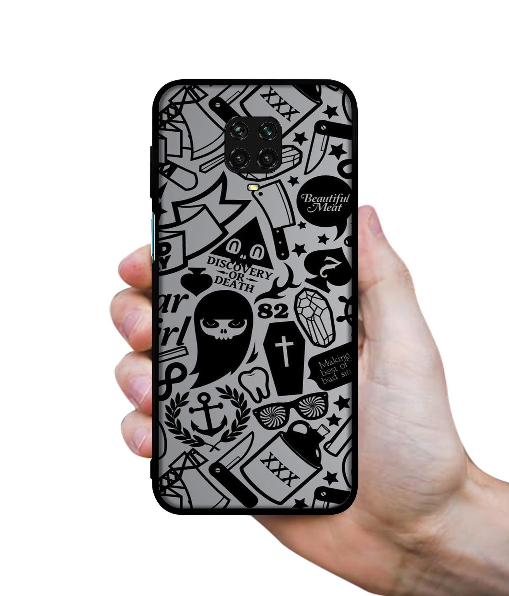 Discover Or Death Designer 2D Printed Back Case Cover for Mi Redmi Note 9 Pro / Note 9 Pro Max / Poco M2 Pro