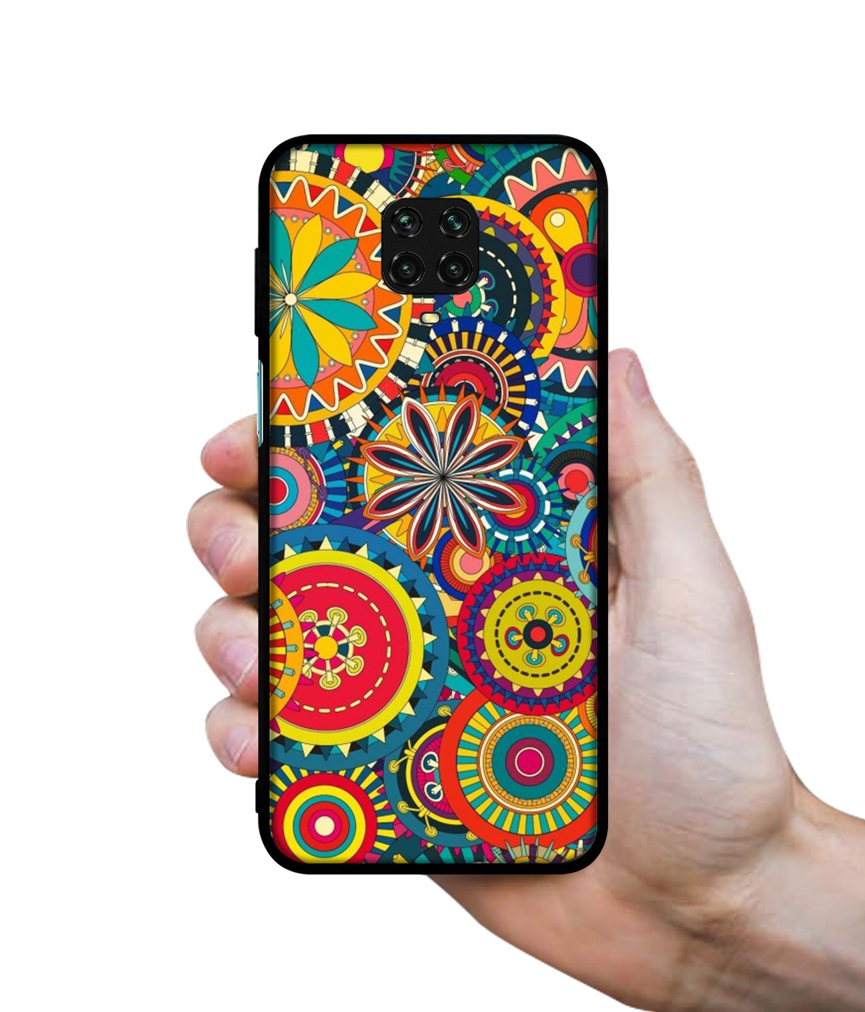 Ring Pattern Print Designer 2D Printed Back Case Cover for Mi Redmi Note 9 Pro / Note 9 Pro Max / Poco M2 Pro