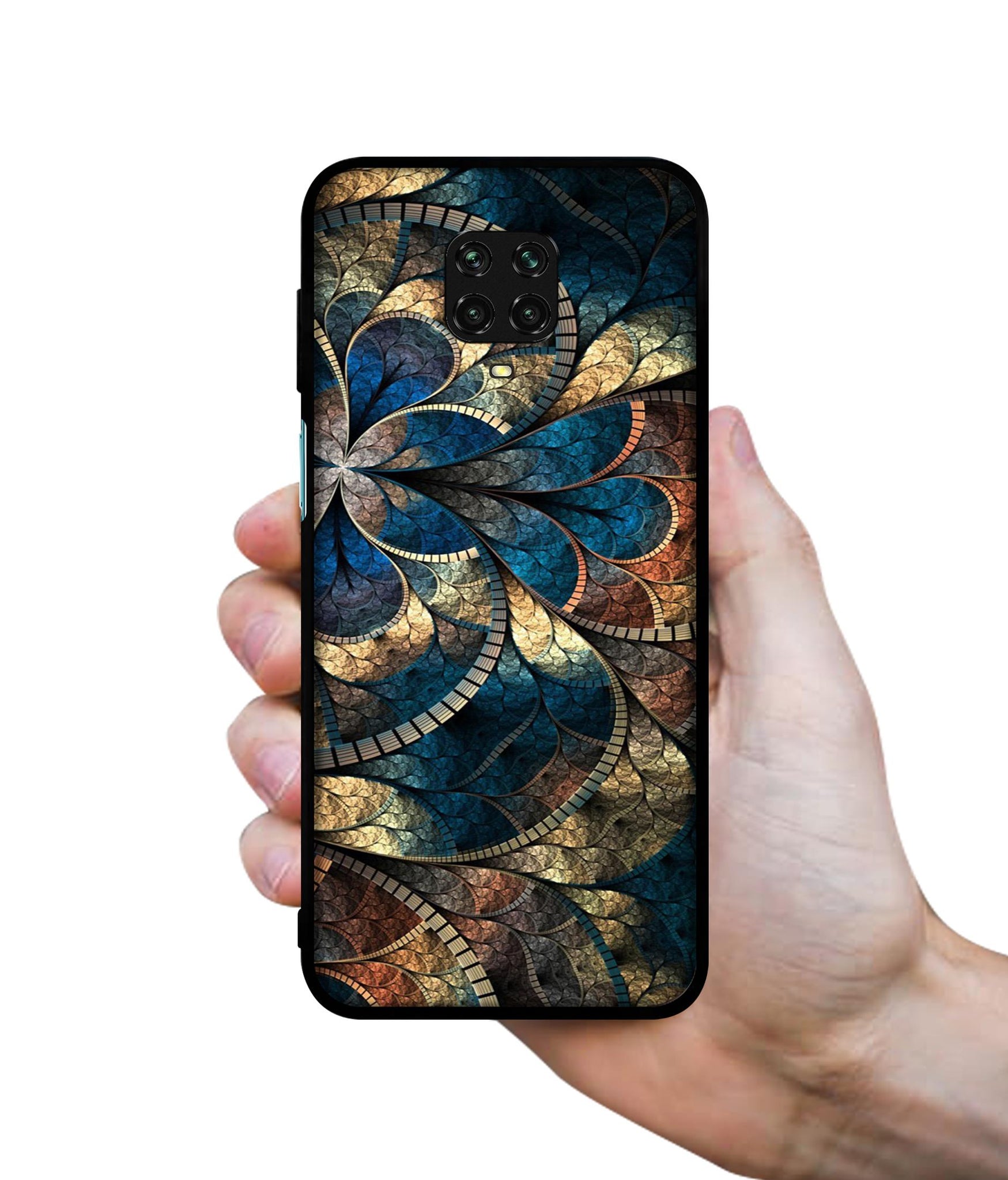 Fractional Pattern Designer 2D Printed Back Case Cover for Mi Redmi Note 9 Pro / Note 9 Pro Max / Poco M2 Pro