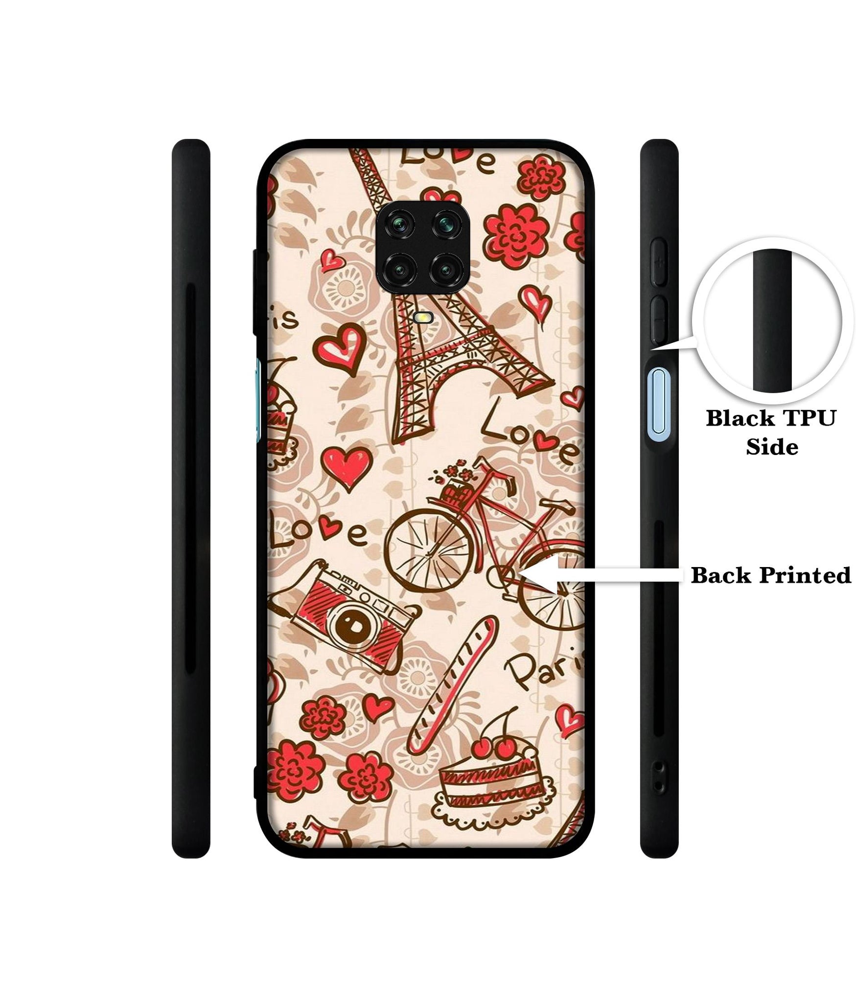 Vintage Paris Designer 2D Printed Back Case Cover for Mi Redmi Note 9 Pro / Note 9 Pro Max / Poco M2 Pro
