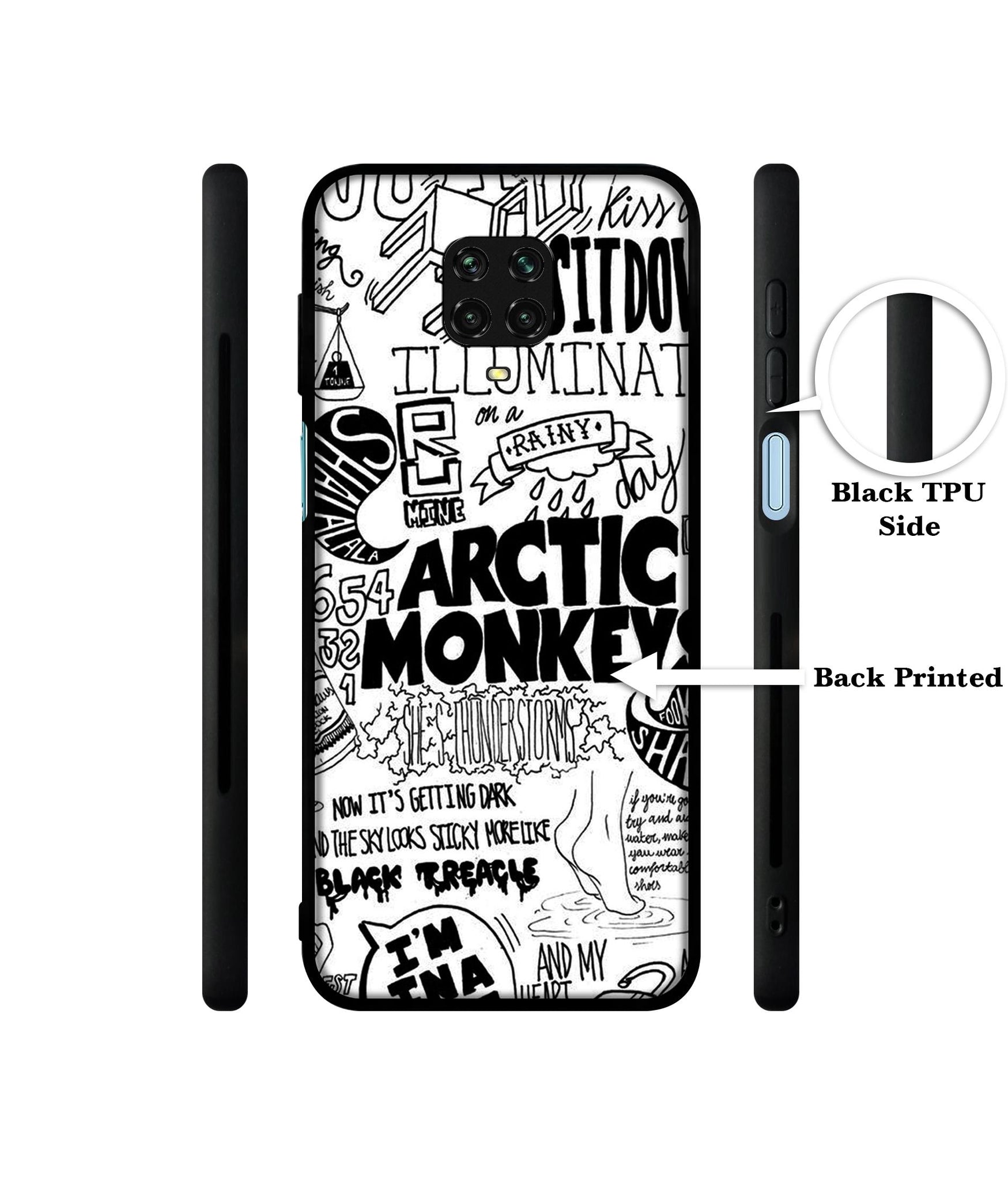 Arctic Monkeys Pattern Designer 2D Printed Back Case Cover for Mi Redmi Note 9 Pro / Note 9 Pro Max / Poco M2 Pro