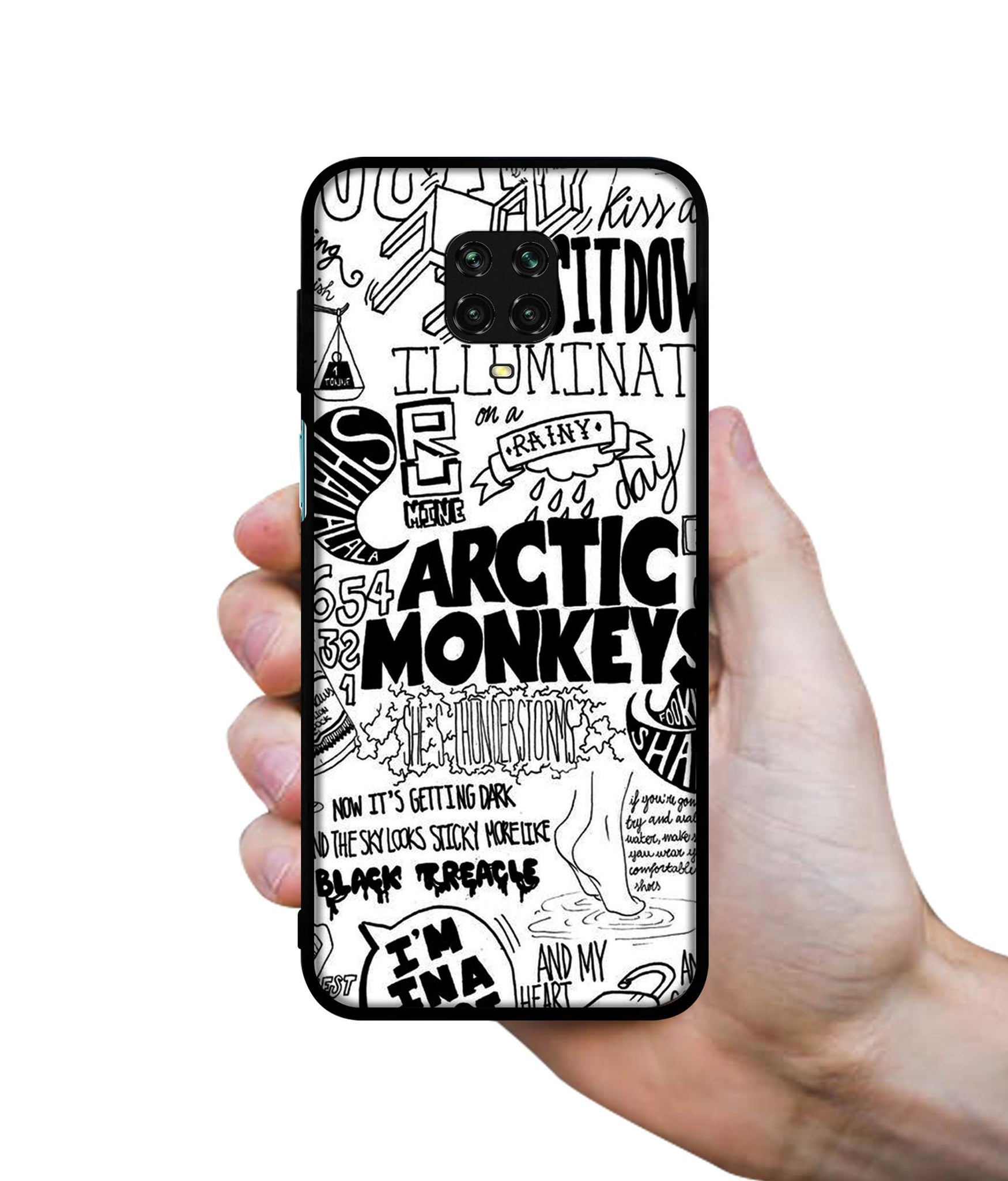 Arctic Monkeys Pattern Designer 2D Printed Back Case Cover for Mi Redmi Note 9 Pro / Note 9 Pro Max / Poco M2 Pro