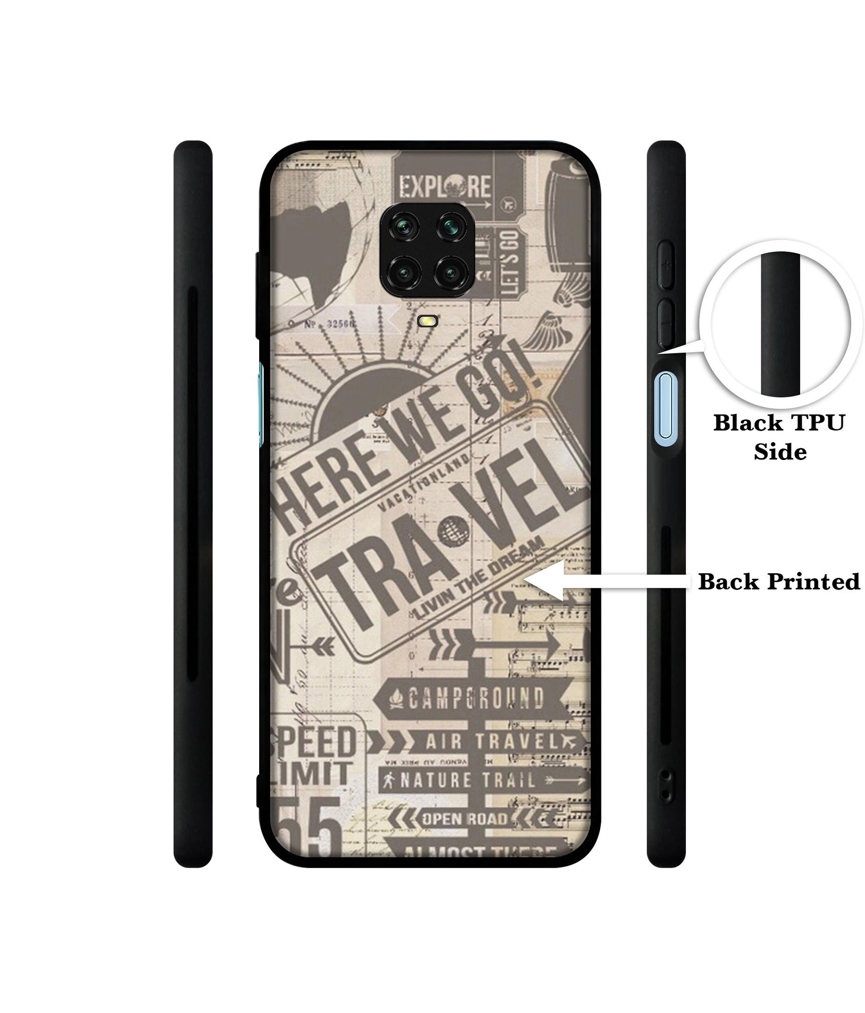 Travel Designer 2D Printed Back Case Cover for Mi Redmi Note 9 Pro / Note 9 Pro Max / Poco M2 Pro