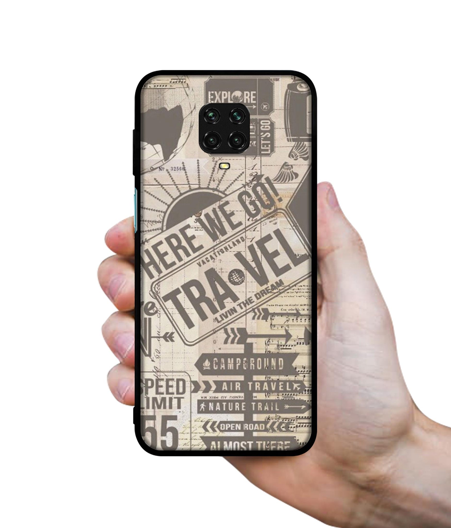 Travel Designer 2D Printed Back Case Cover for Mi Redmi Note 9 Pro / Note 9 Pro Max / Poco M2 Pro