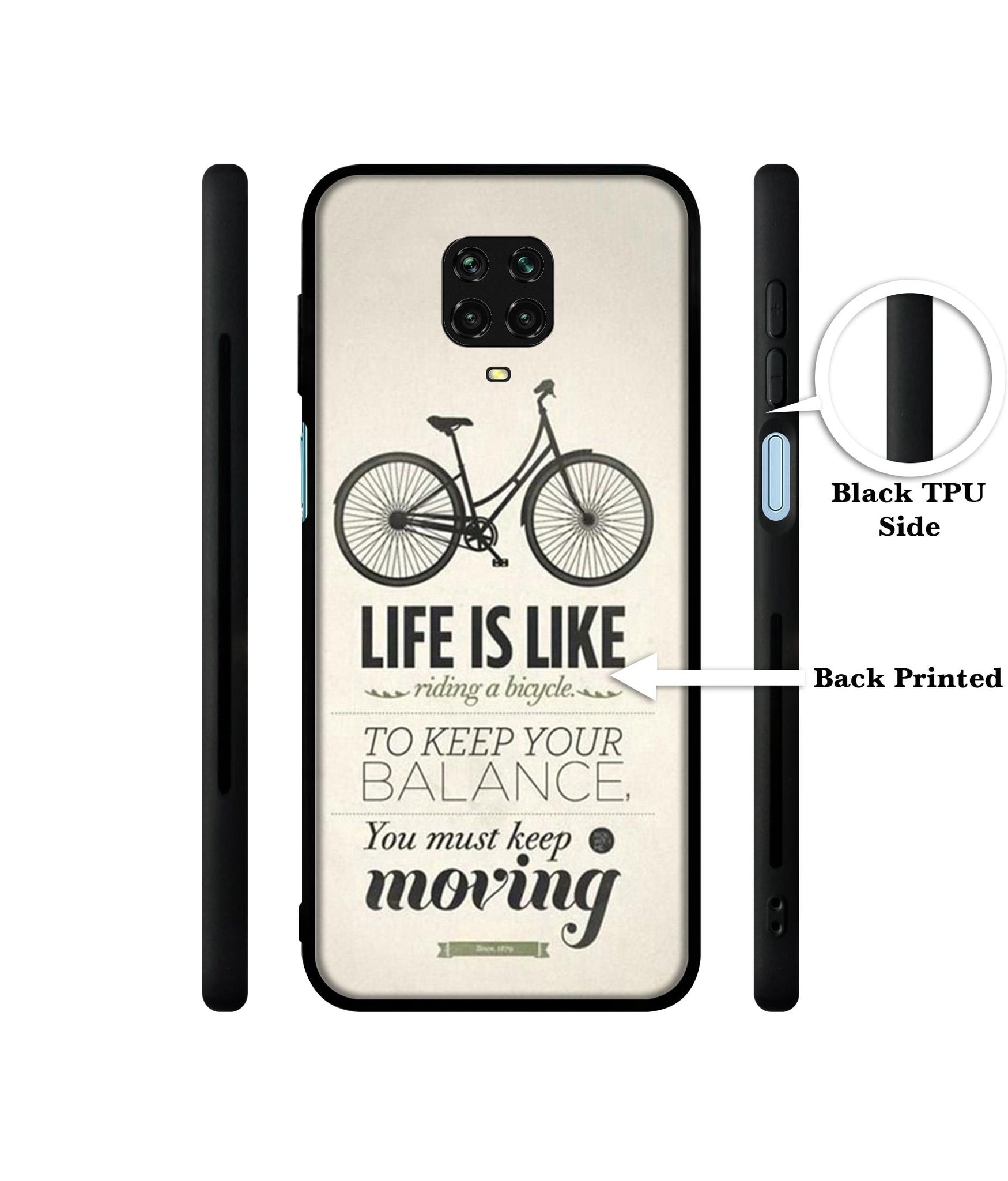 Life is Like Moving Designer 2D Printed Back Case Cover for Mi Redmi Note 9 Pro / Note 9 Pro Max / Poco M2 Pro
