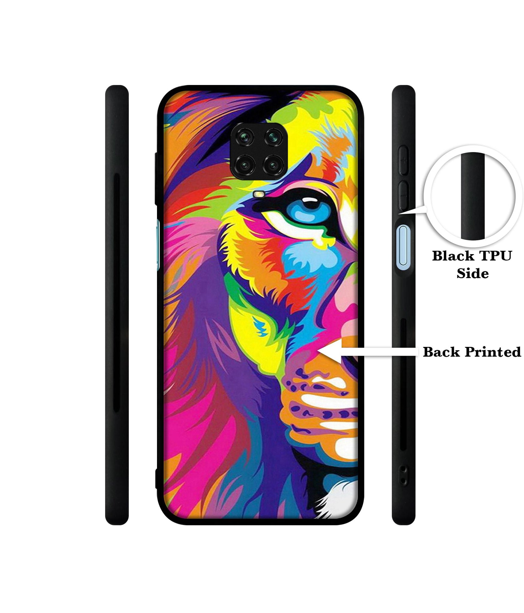 Lion Designer 2D Printed Back Case Cover for Mi Redmi Note 9 Pro / Note 9 Pro Max / Poco M2 Pro