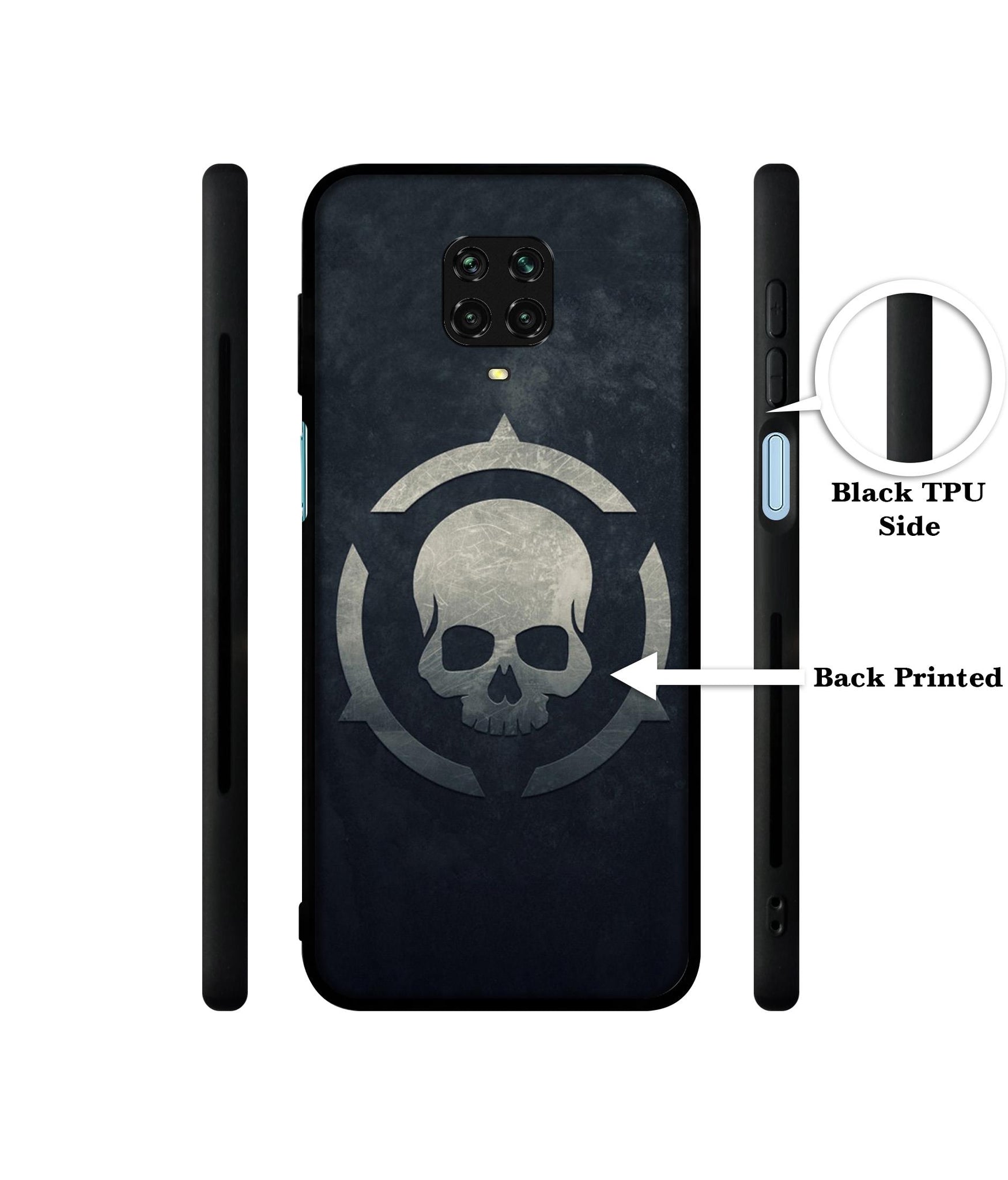 Skull Pattern Print Designer 2D Printed Back Case Cover for Mi Redmi Note 9 Pro / Note 9 Pro Max / Poco M2 Pro